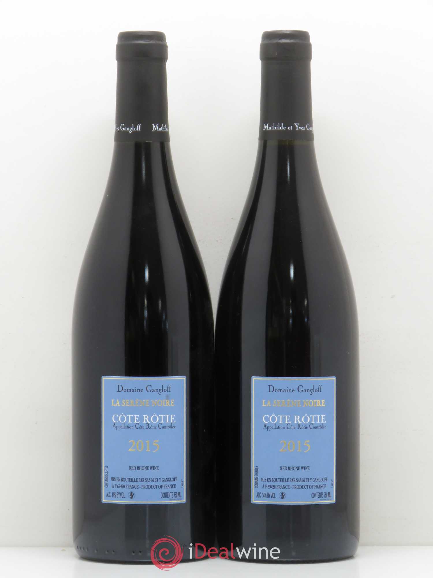 Côte-Rôtie La Sereine Noire Gangloff (Domaine) 2015 - Lot de 2 bouteilles - 1