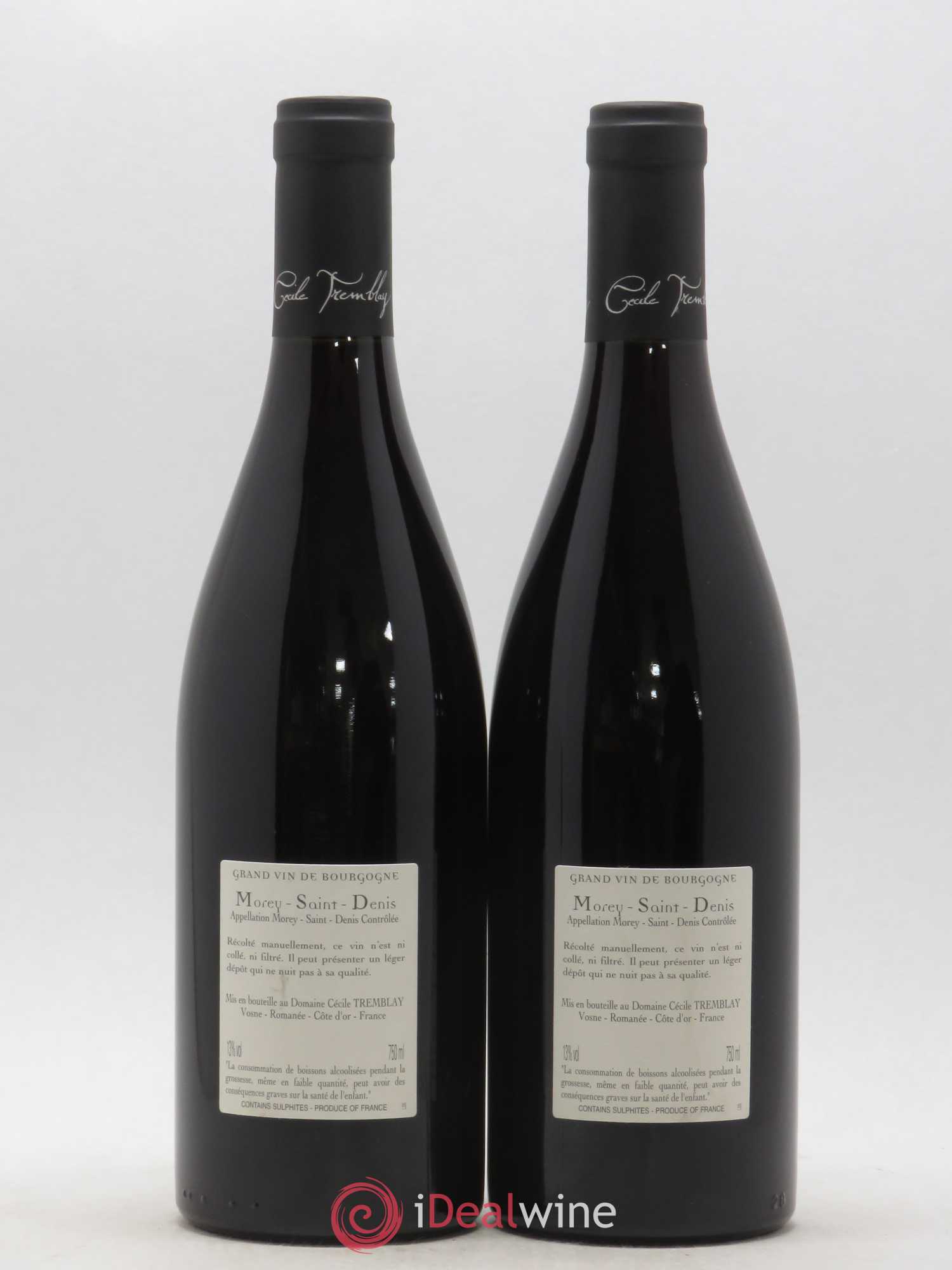 Morey-Saint-Denis Très Girard Cécile Tremblay 2017 - Lot de 2 bouteilles - 1