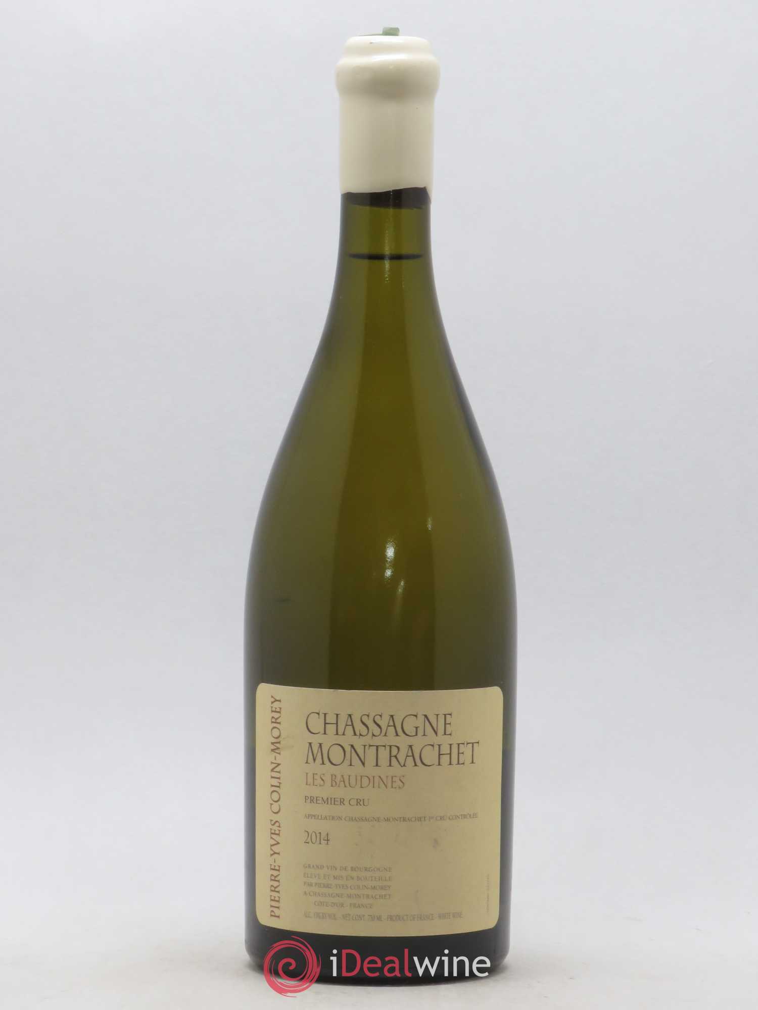Chassagne-Montrachet 1er Cru Les Baudines Pierre-Yves Colin Morey 2014 - Lot de 1 bouteille - 0