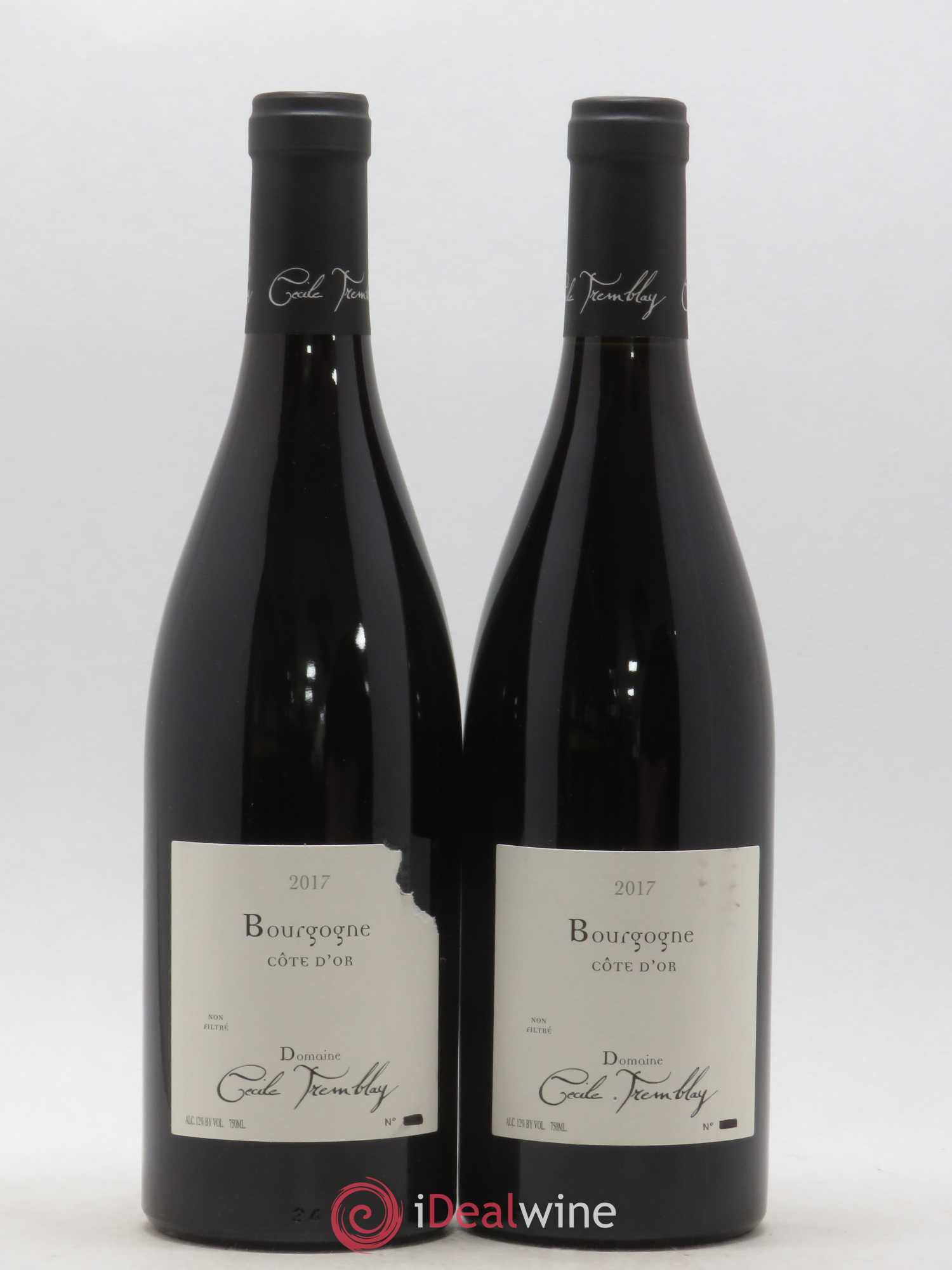 Bourgogne Côte d'Or Cecile Tremblay 2017 - Posten von 2 Flaschen - 0