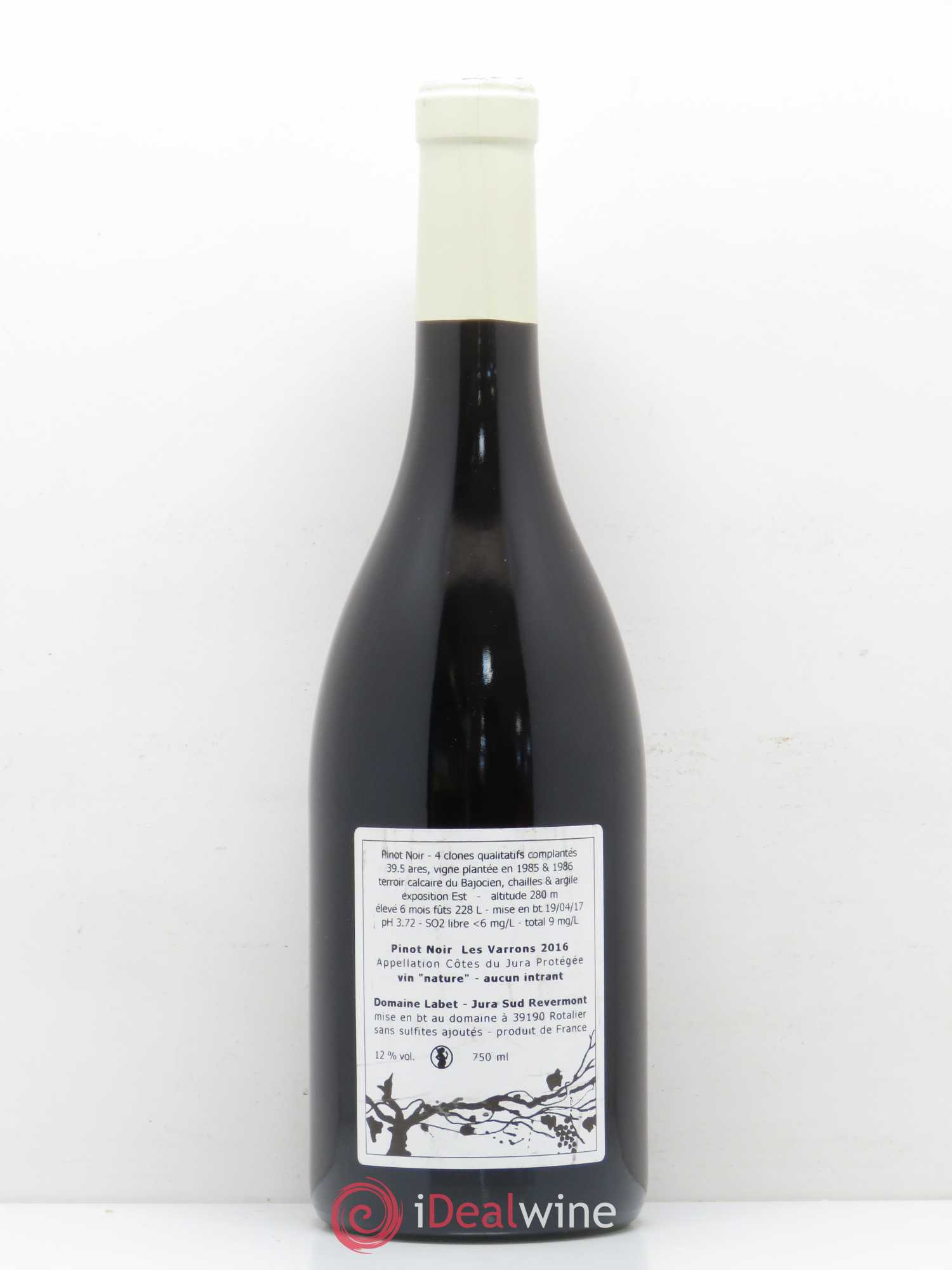 Côtes du Jura Les Varrons Labet 2016 - Posten von 1 Flasche - 1