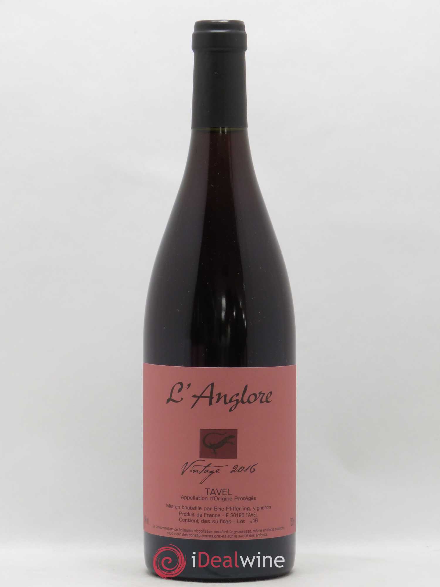 Tavel Vintage L'Anglore 2016 - Lot de 1 bouteille - 0