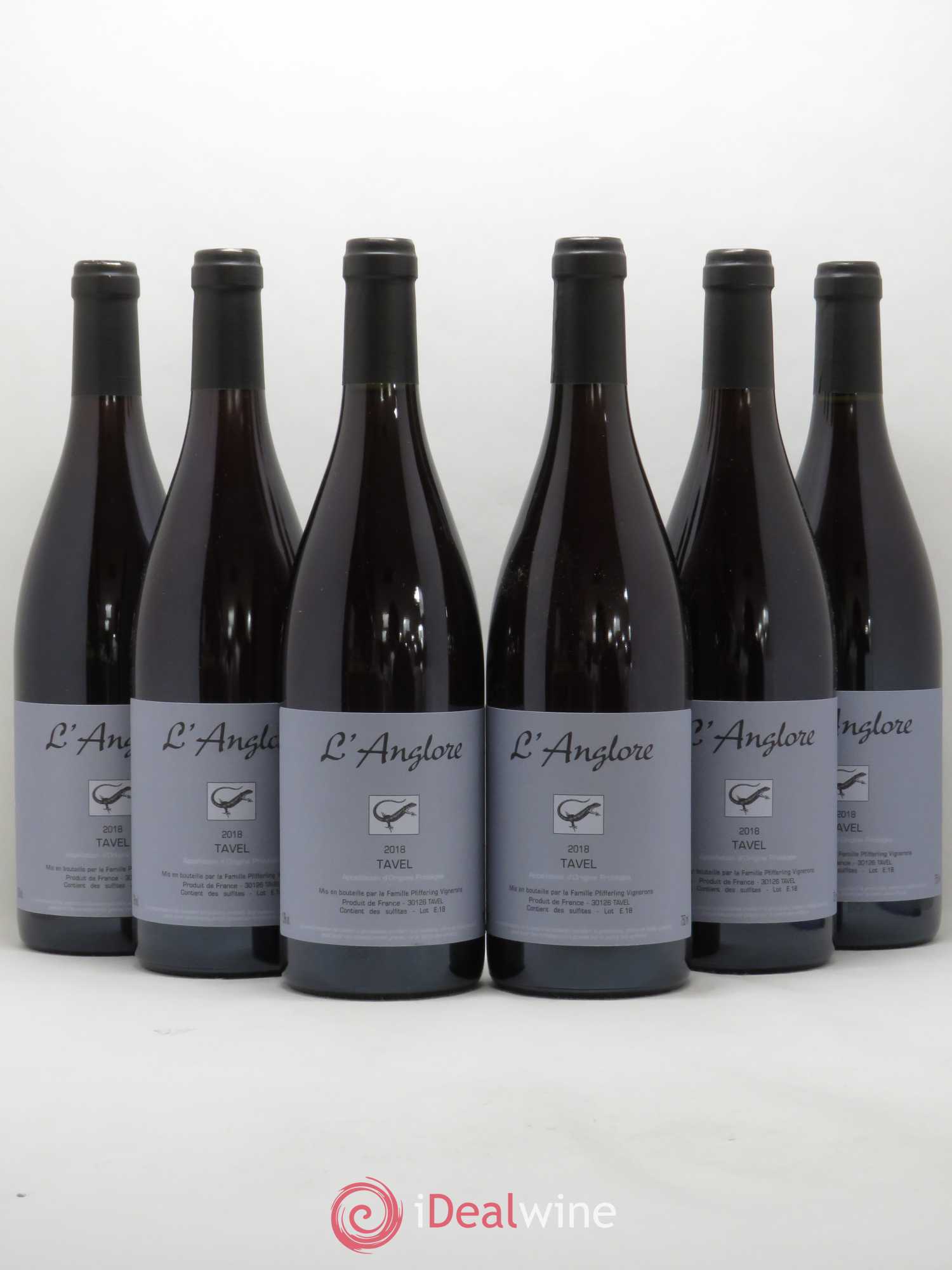 Tavel L'Anglore 2018 - Lot de 6 bouteilles - 0