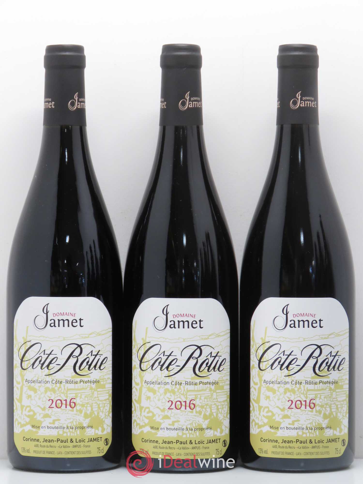 Côte-Rôtie Jamet (Domaine) 2016 - Lot de 6 bouteilles - 1