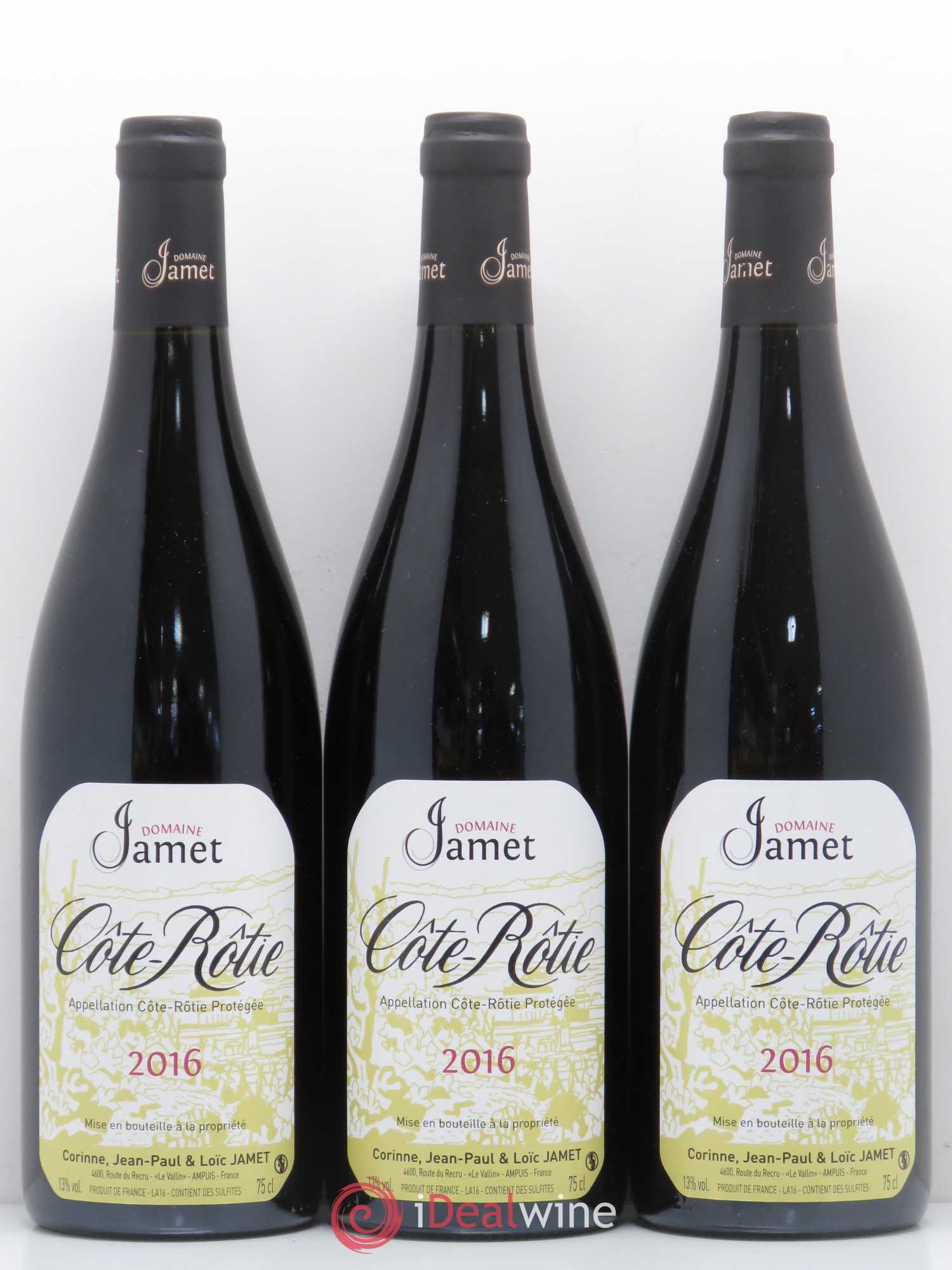 Côte-Rôtie Jamet (Domaine) 2016 - Lot de 6 bouteilles - 2