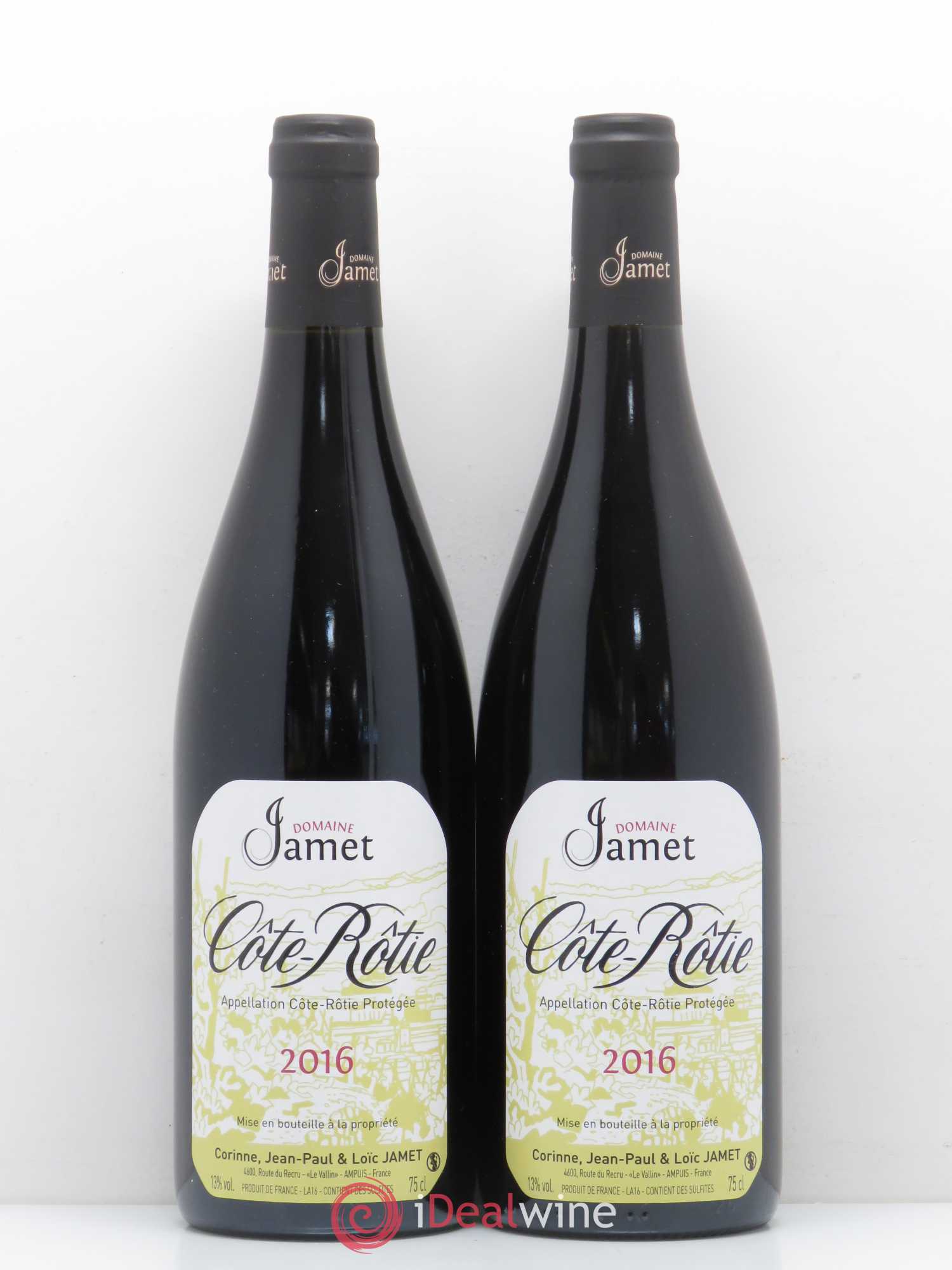 Côte-Rôtie Jamet (Domaine) 2016 - Lot de 2 bouteilles - 0