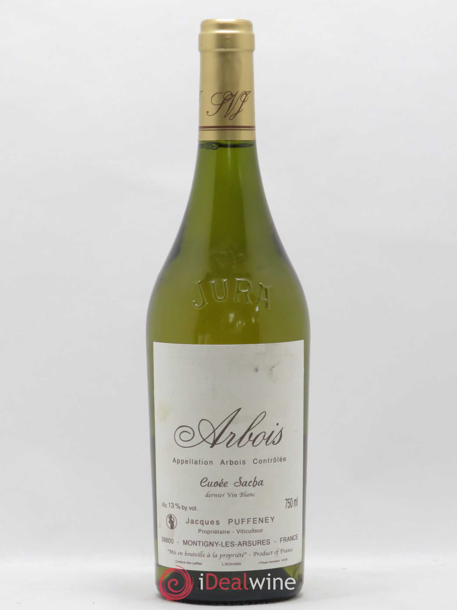 Arbois Cuvée Sacha Jacques Puffeney - Lot de 1 bouteille - 0