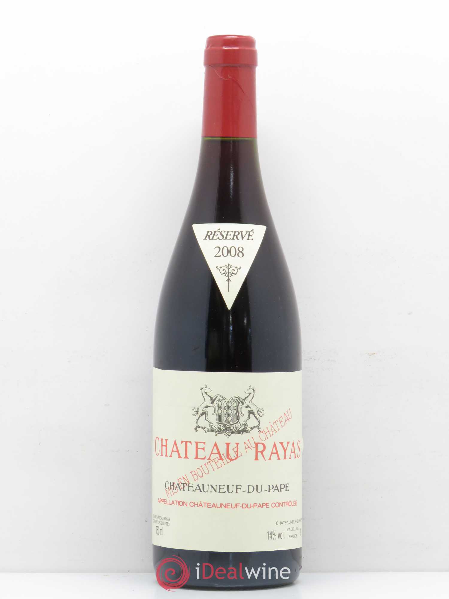 Châteauneuf-du-Pape Château Rayas Emmanuel Reynaud 2008 - Lot de 1 bouteille - 0