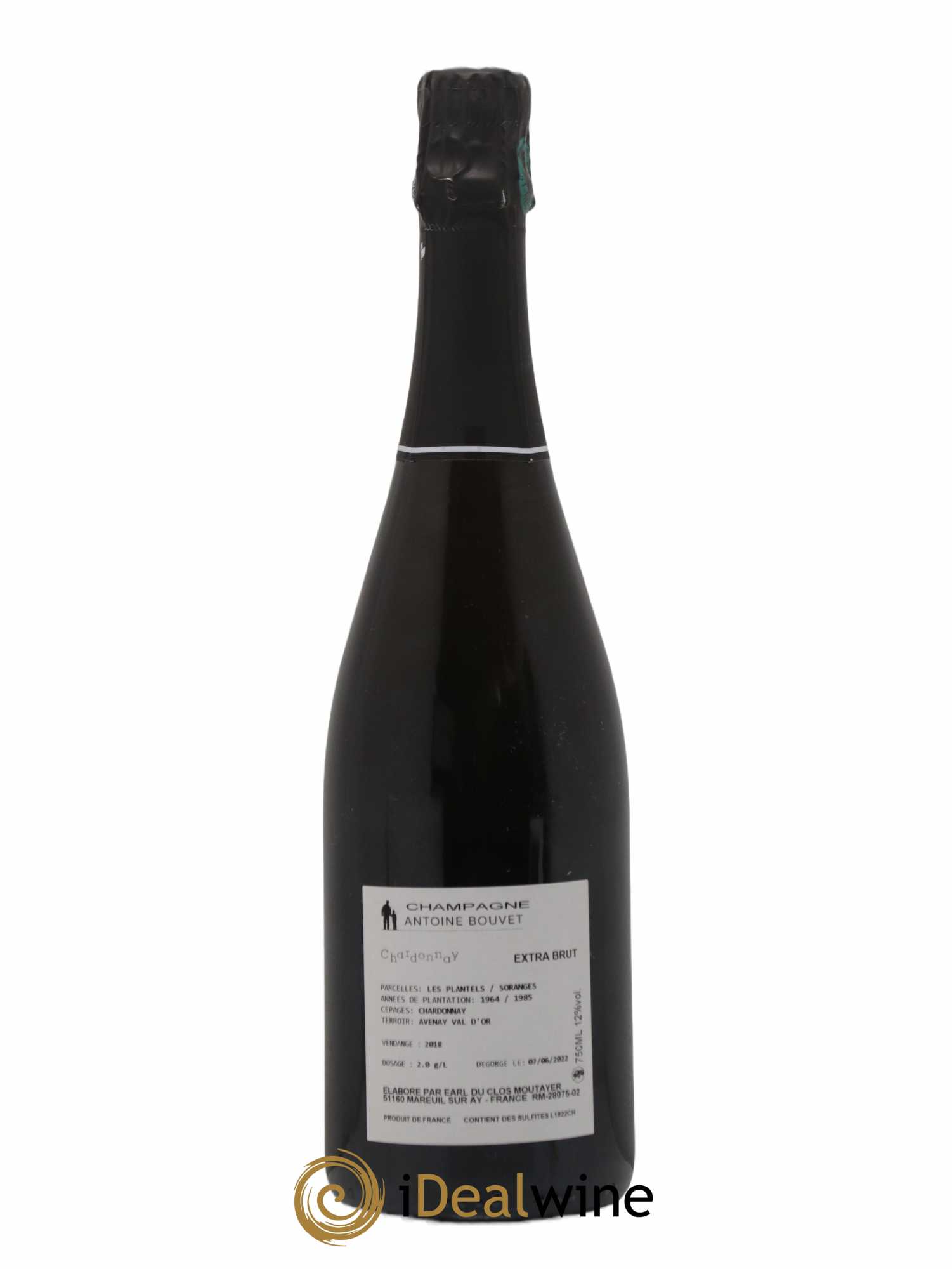 Champagne Chardonnay Antoine Bouvet 2018 - Lot de 1 bouteille - 1
