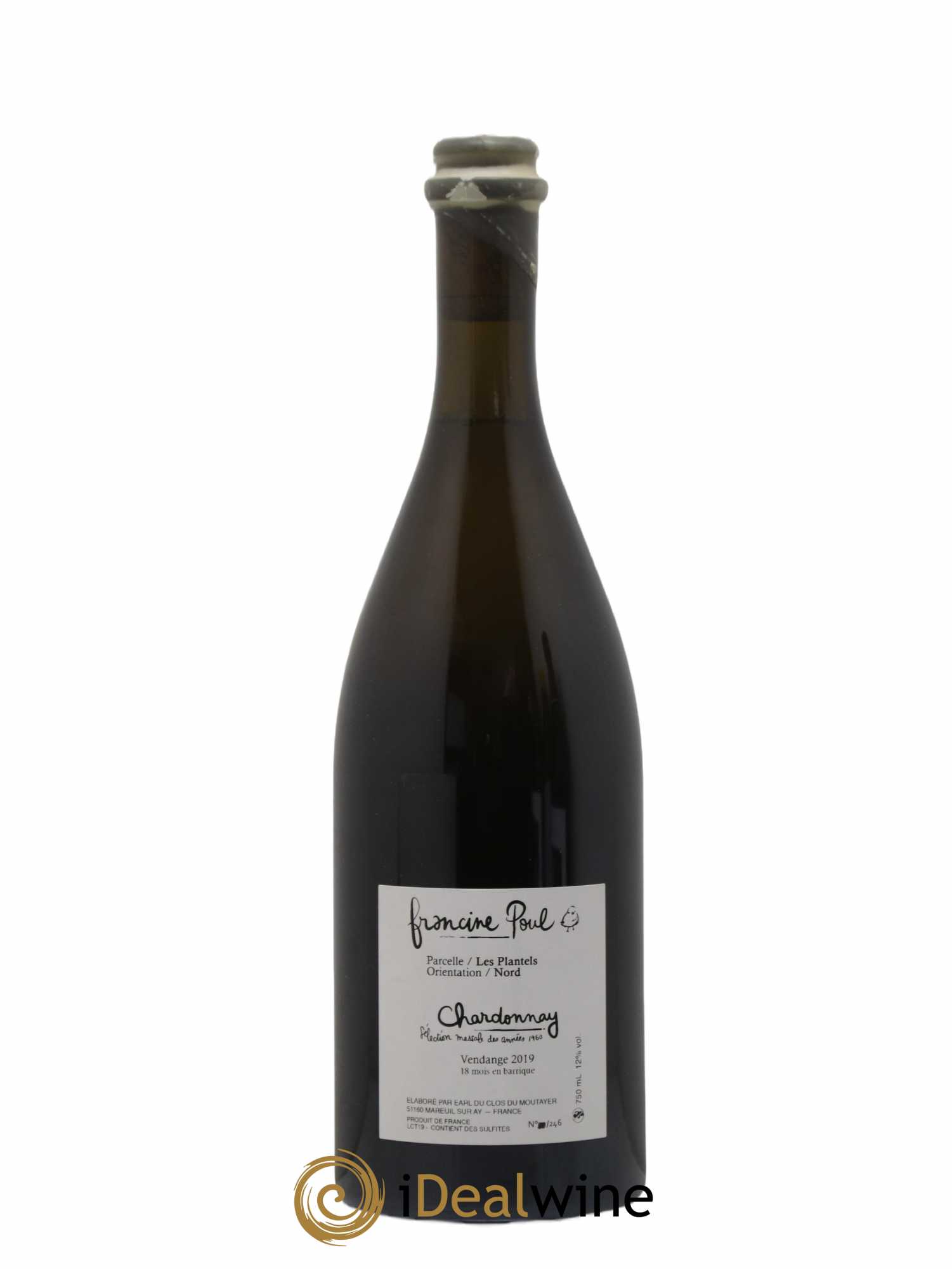 Coteaux Champenois Francine Poule Antoine Bouvet 2019 - Lot of 1 bottle - 1