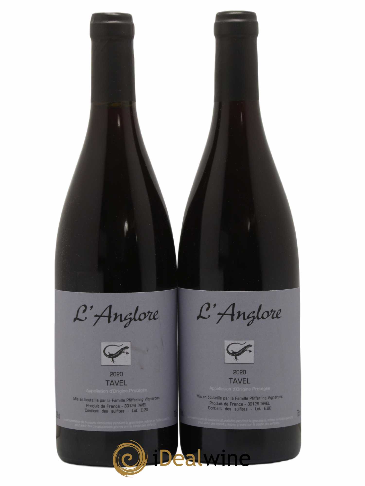 Tavel L'Anglore 2020 - Lot de 2 bouteilles - 0