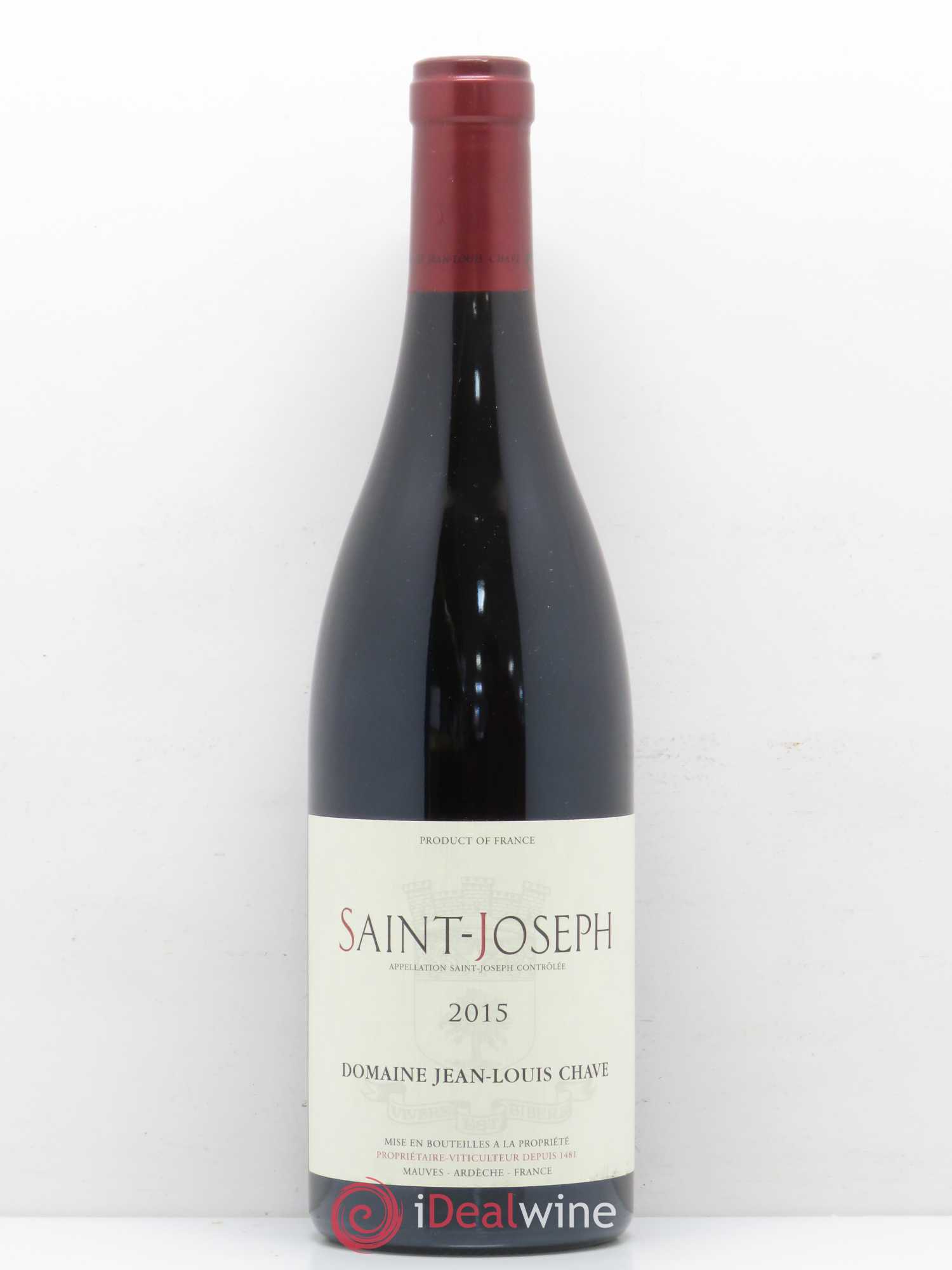 Saint-Joseph Jean-Louis Chave 2015 - Lot de 1 bouteille - 0