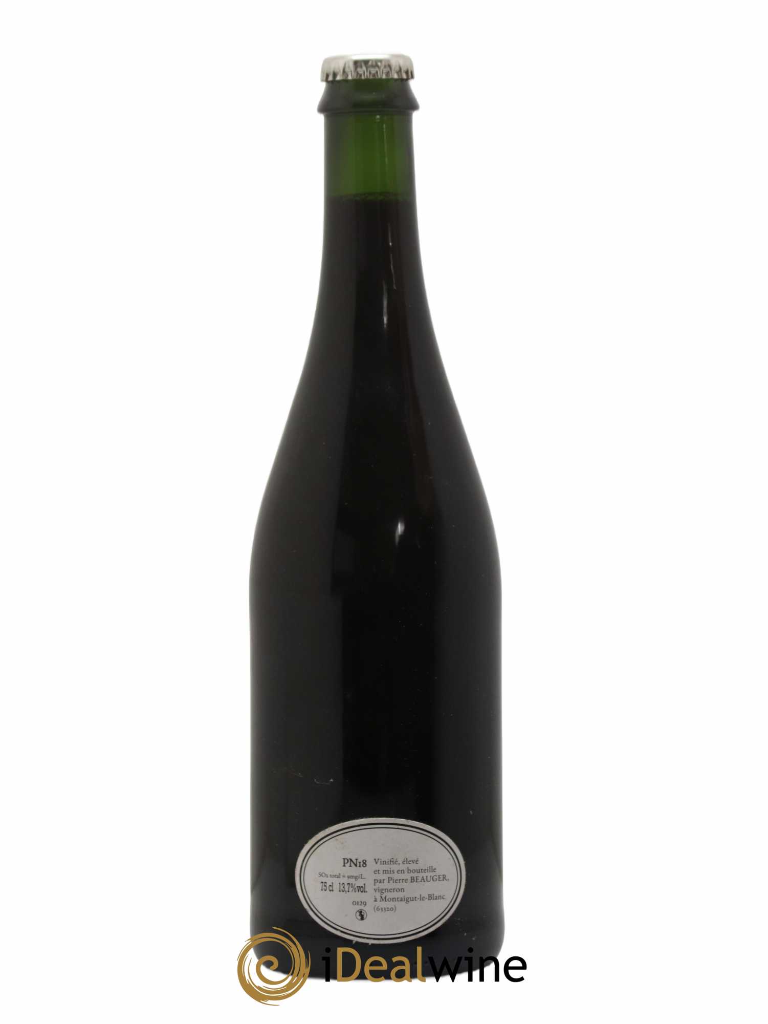 Vin de France Pinot noir Pierre Beauger 2018 - Lot de 1 bouteille - 0