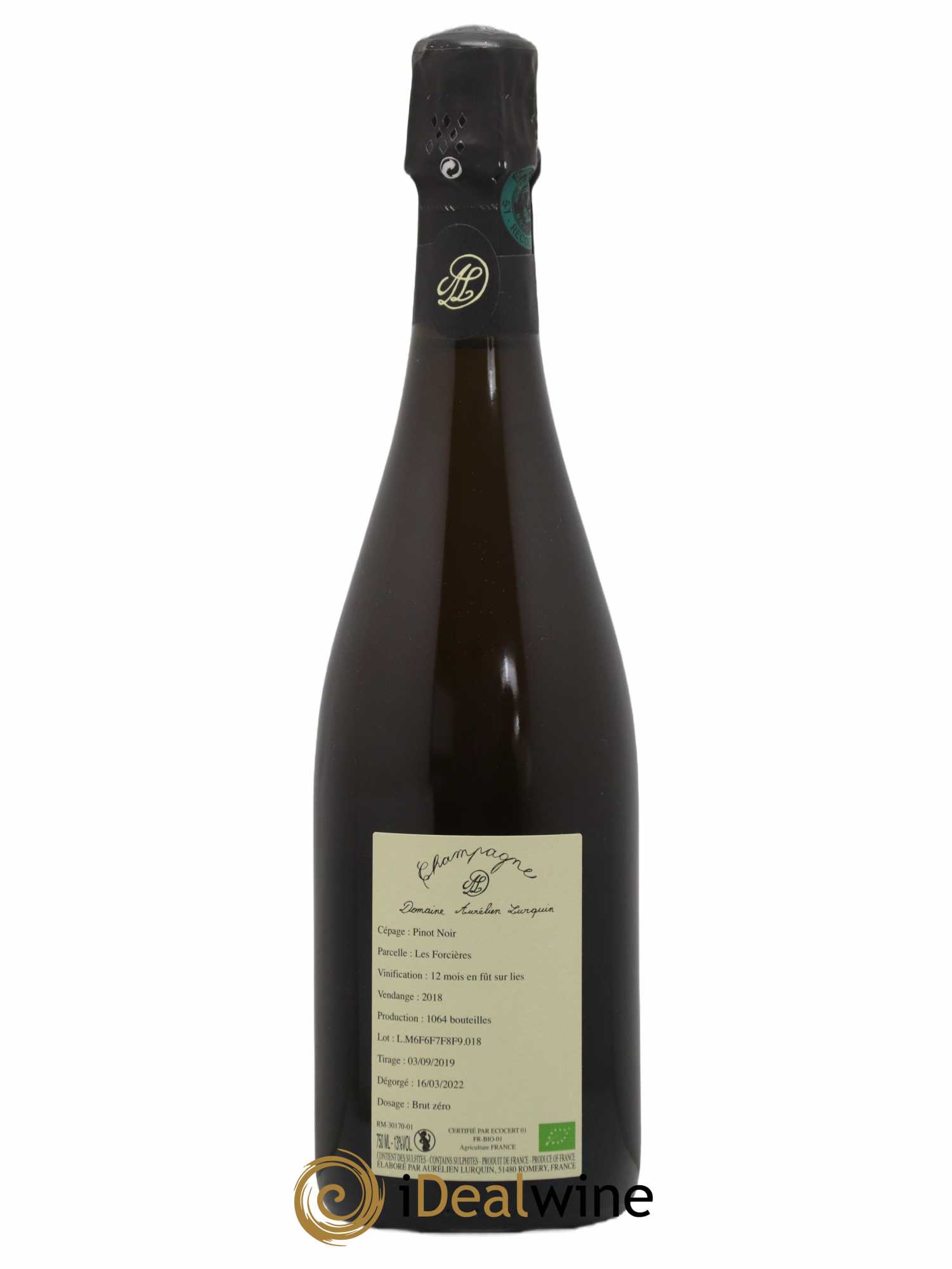 Pinot Noir Les Forcières Aurélien Lurquin 2018 - Lot de 1 bouteille - 1