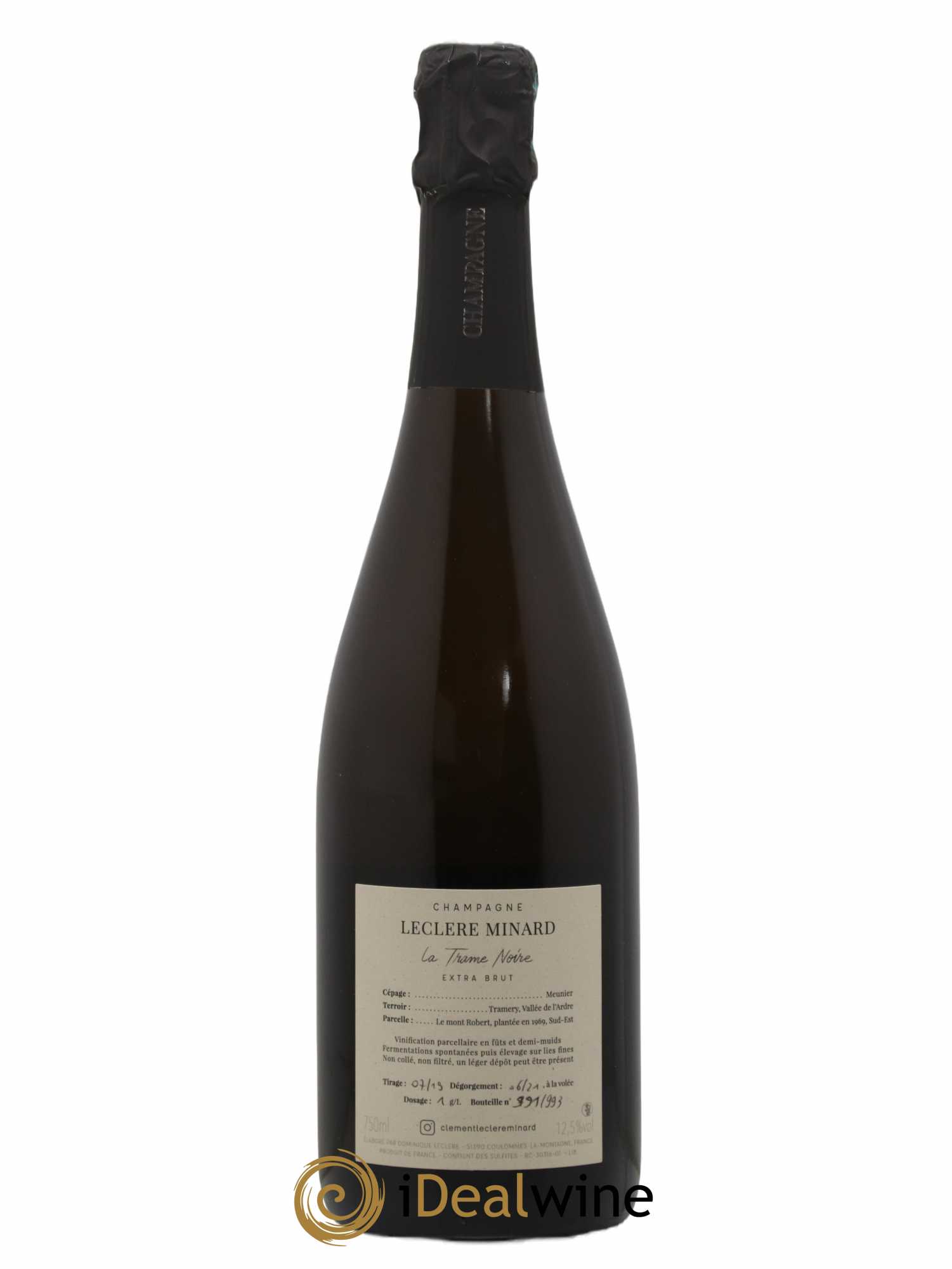 Champagne Trame noire Leclerce Minard (no reserve) - Lot of 1 bottle - 1