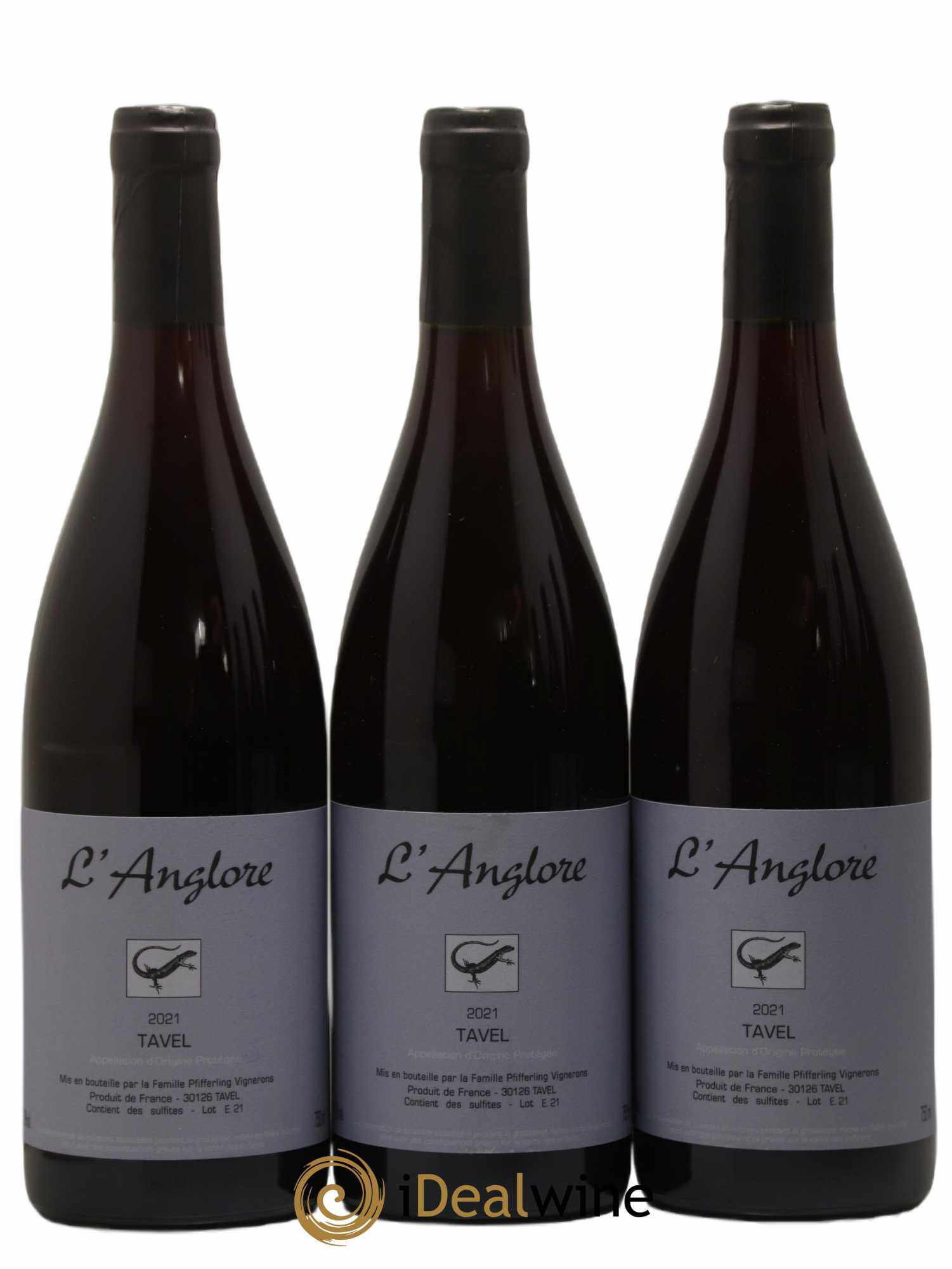 Tavel L'Anglore 2021 - Posten von 6 Flaschen - 1