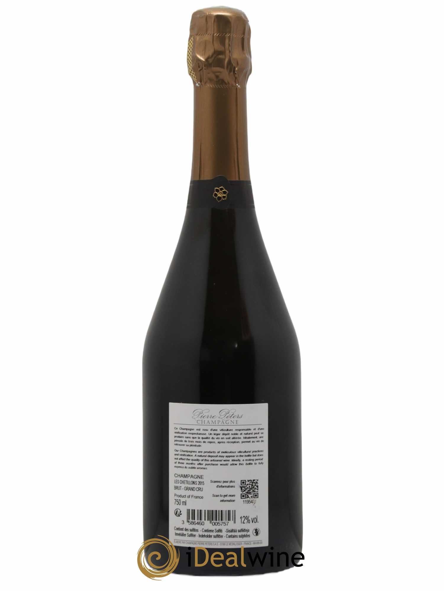 Cuvée Spéciale les Chétillons Blanc de Blancs Brut Pierre Péters 2015 - Lot of 1 bottle - 1