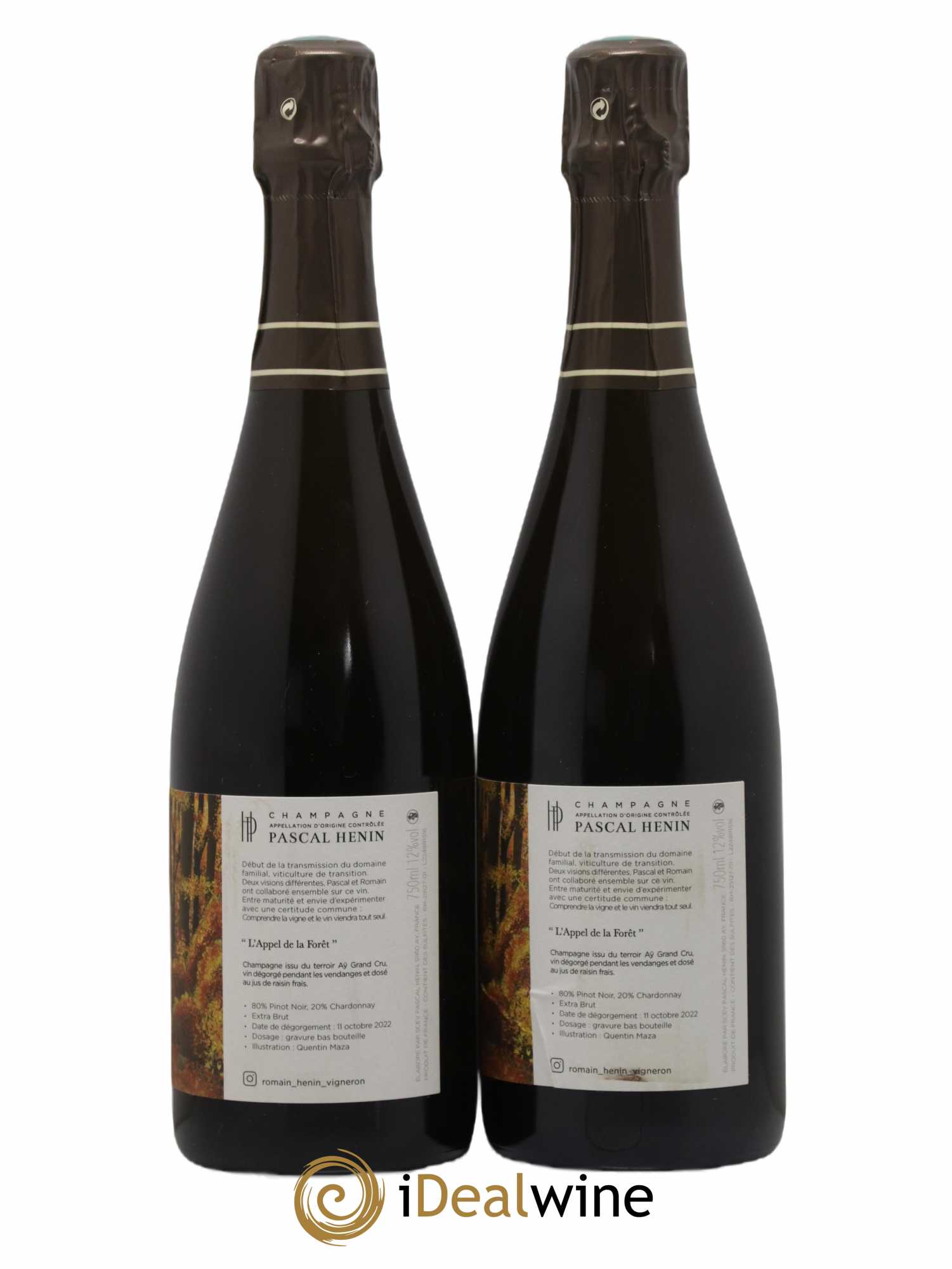 L'Appel de la Fôret Romain Henin - Lot de 2 bouteilles - 1