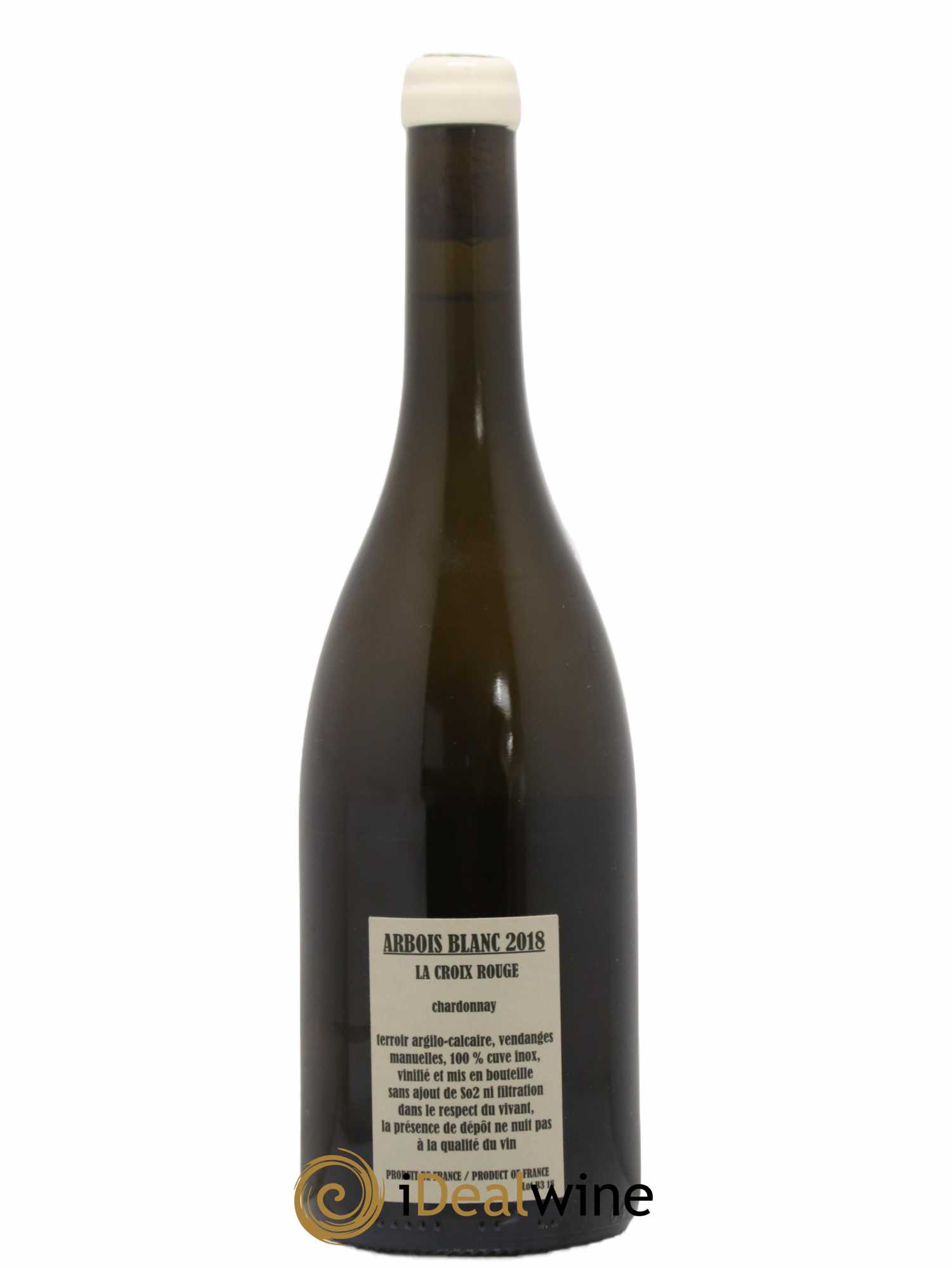 Arbois Chardonnay La Croix Rouge Adeline Houillon & Renaud Bruyère 2018 - Lot de 1 bouteille - 1