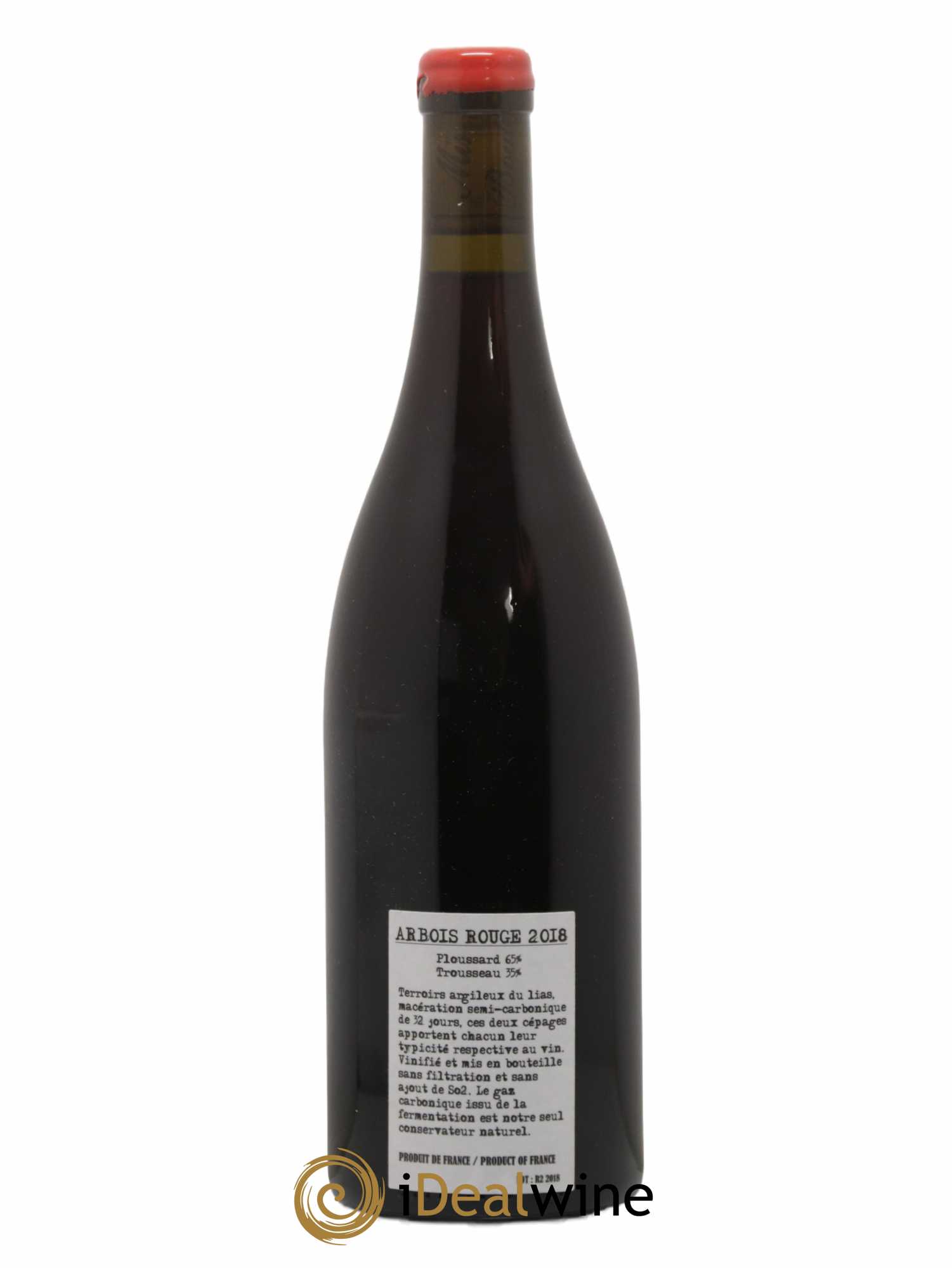 Arbois Ploussard Trousseau Adeline Houillon & Renaud Bruyère 2018 - Lot de 1 bouteille - 1