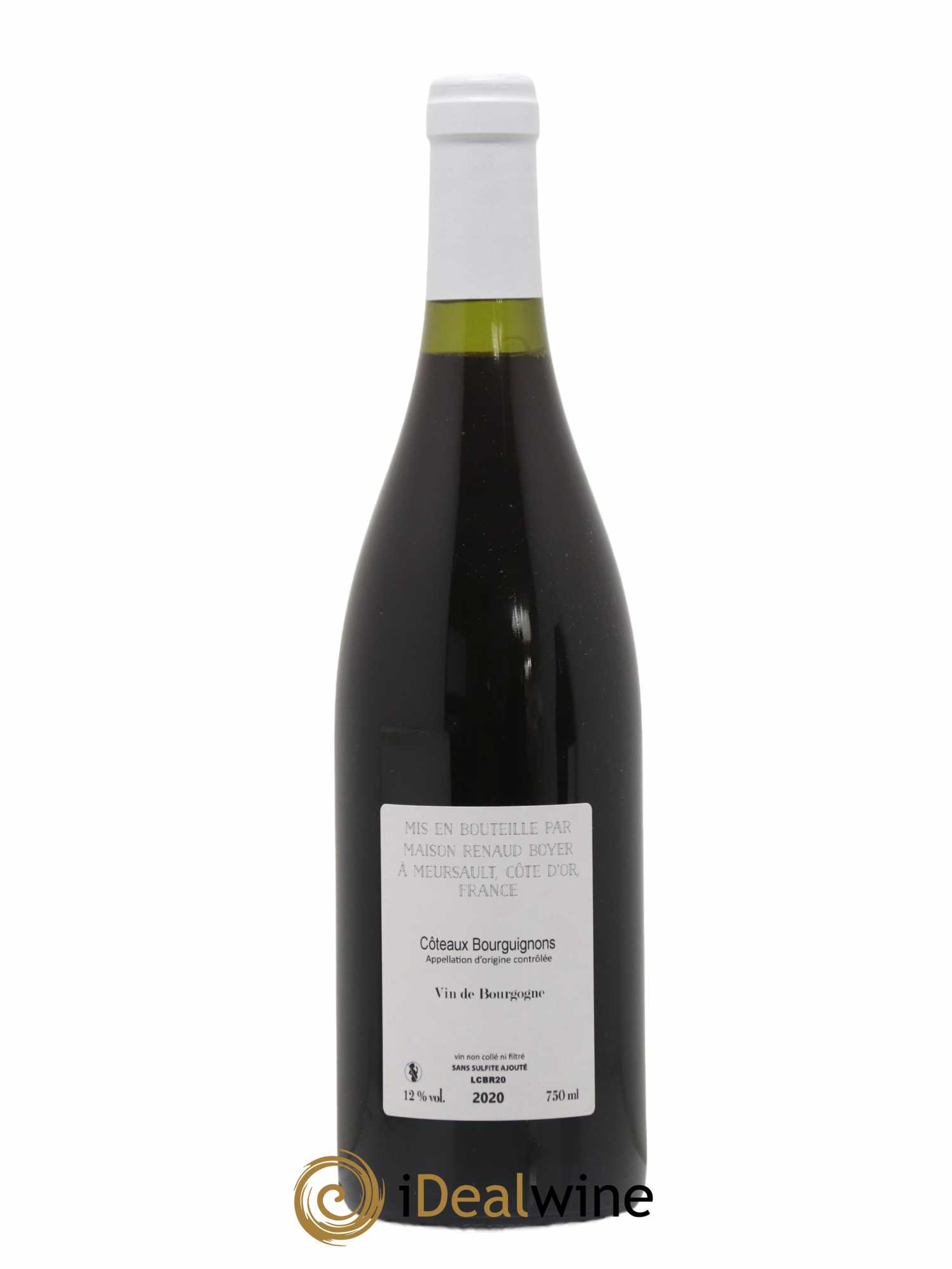 Coteaux Bourguignons En Attendant RIAUX Renaud Boyer 2020 - Lot de 1 bouteille - 1