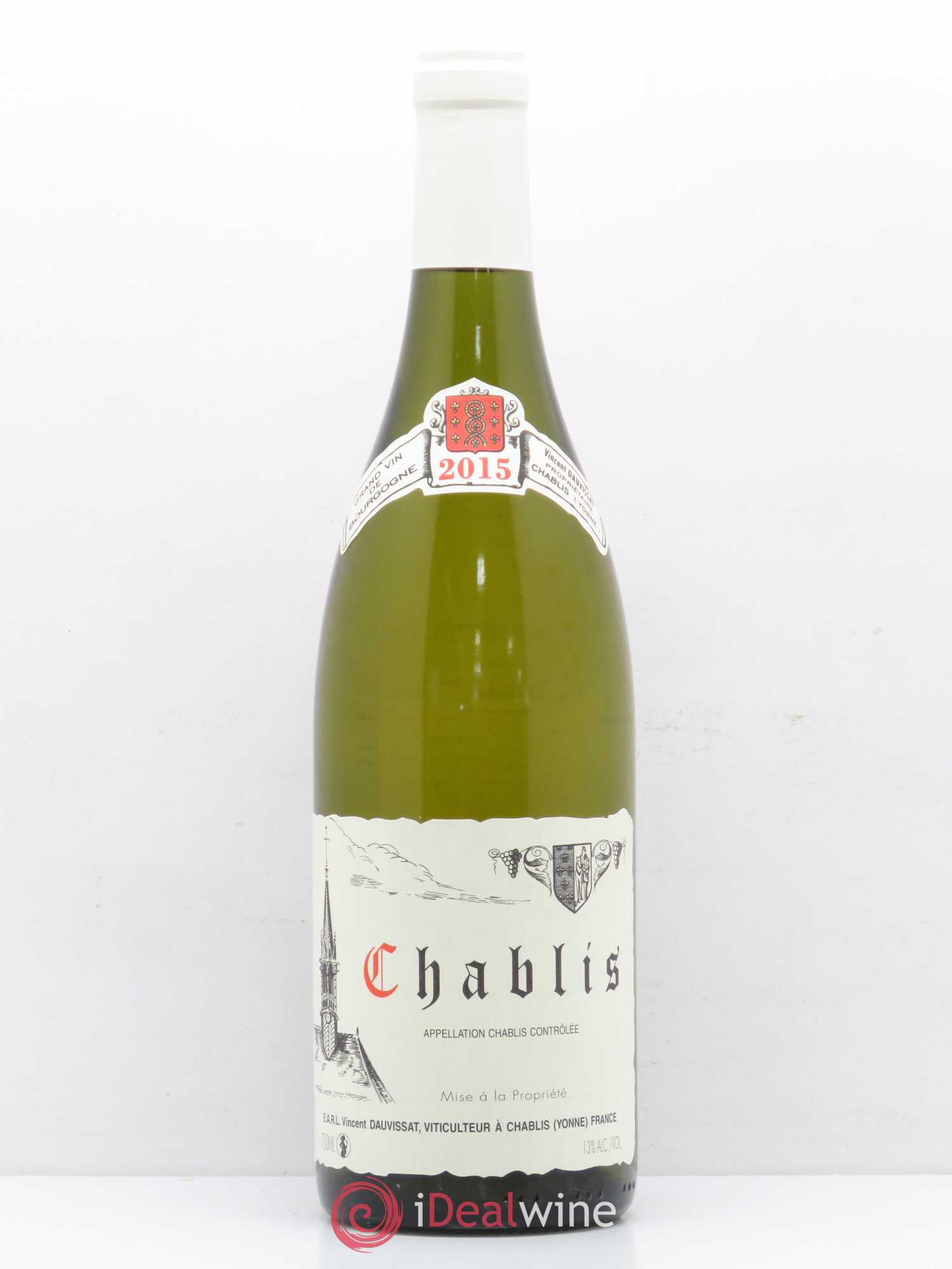 Chablis Vincent Dauvissat (Domaine) 2015 - Lot de 1 bouteille - 0