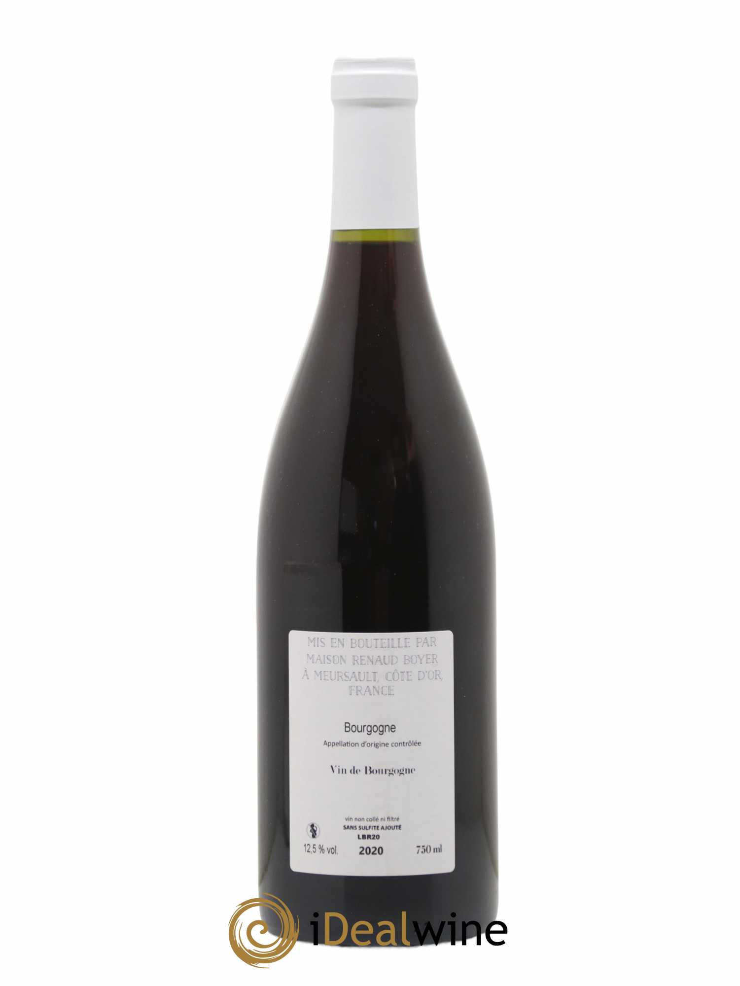 Bourgogne Renaud Boyer 2020 - Lot de 1 bouteille - 1