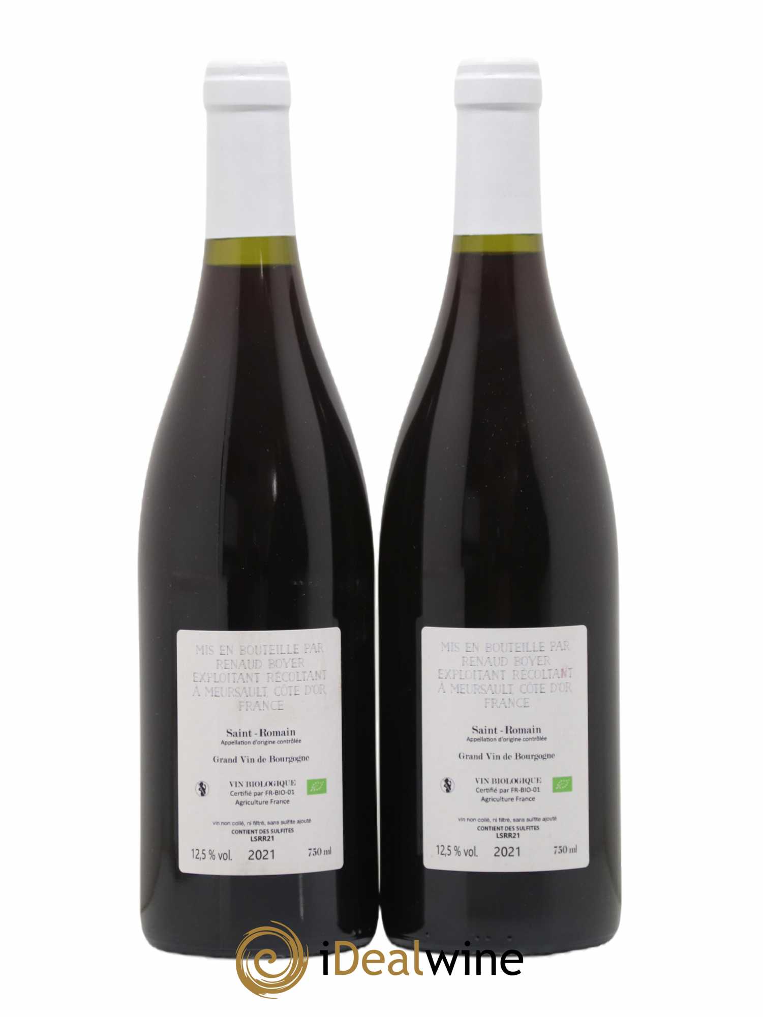 Saint-Romain Renaud Boyer 2021 - Lot of 2 bottles - 1