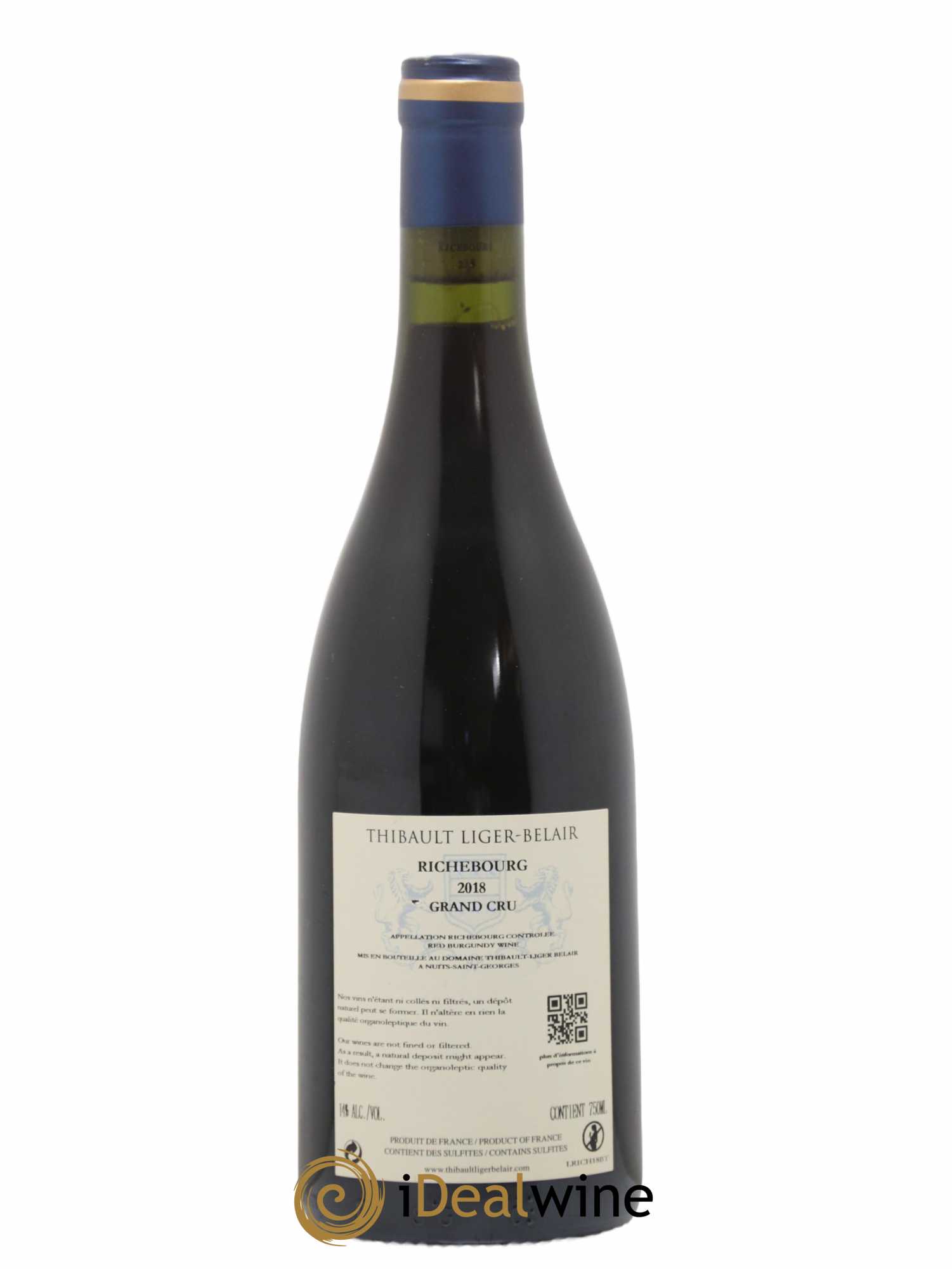 Richebourg Grand Cru Thibault Liger-Belair 2018 - Lot de 1 bouteille - 1