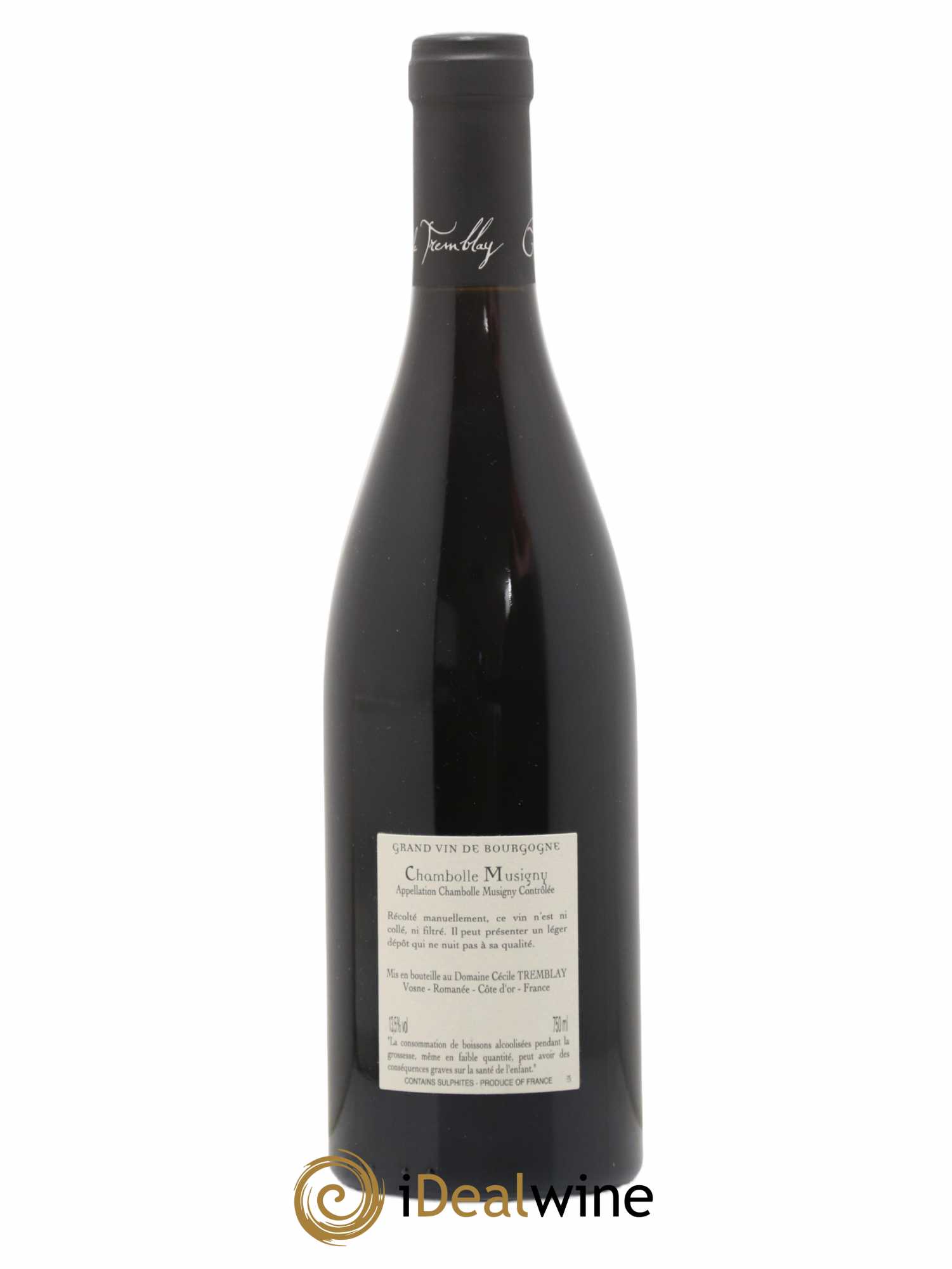 Chambolle-Musigny Les Cabottes Cécile Tremblay 2018 - Lot of 1 bottle - 1