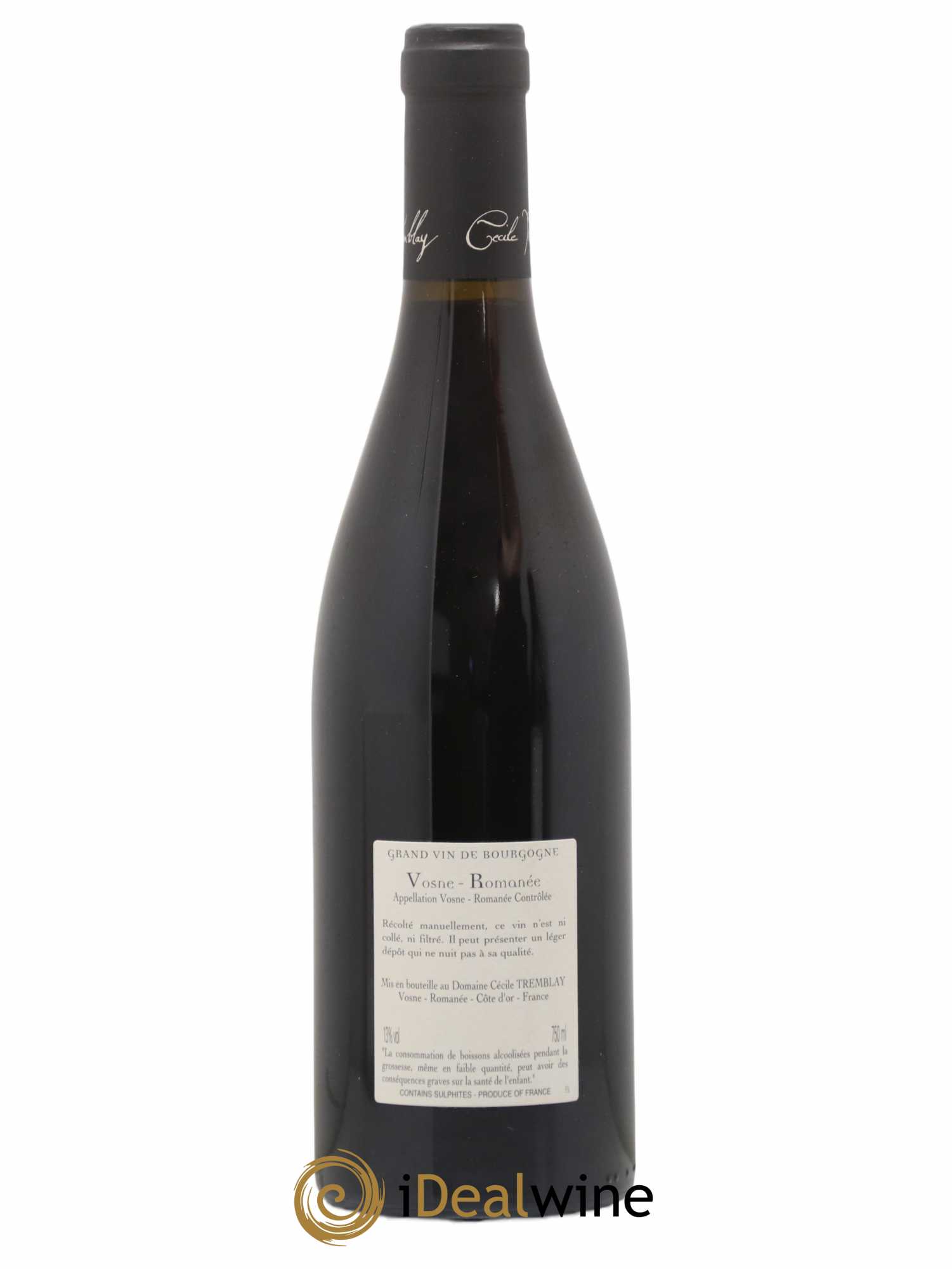 Vosne-Romanée Vieilles Vignes Cécile Tremblay 2016 - Lot de 1 bouteille - 1