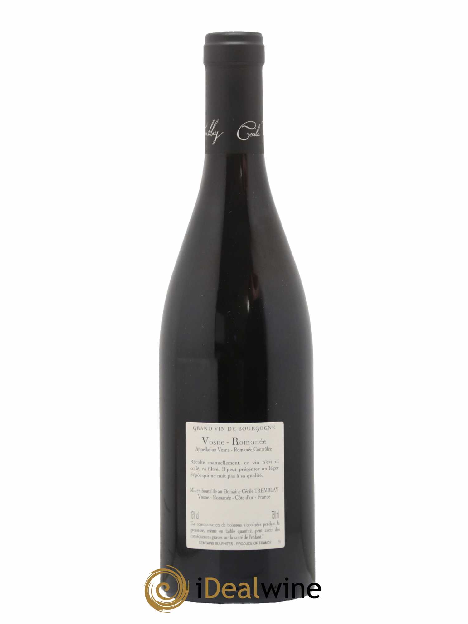 Vosne-Romanée Vieilles Vignes Cécile Tremblay 2016 - Lot de 1 bouteille - 1