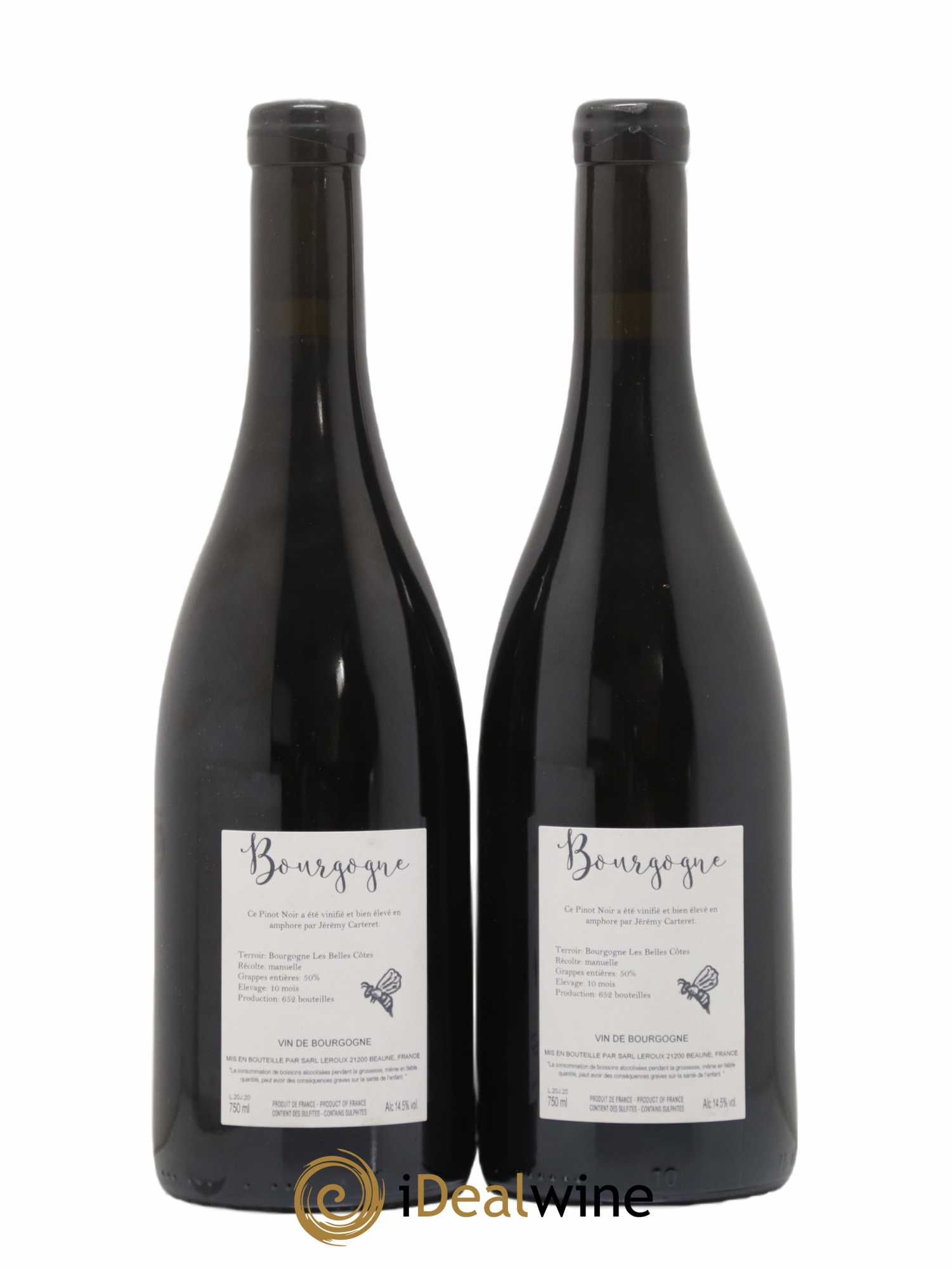 Bourgogne Carteret Belles Cotes 2020 - Lot de 2 bouteilles - 1