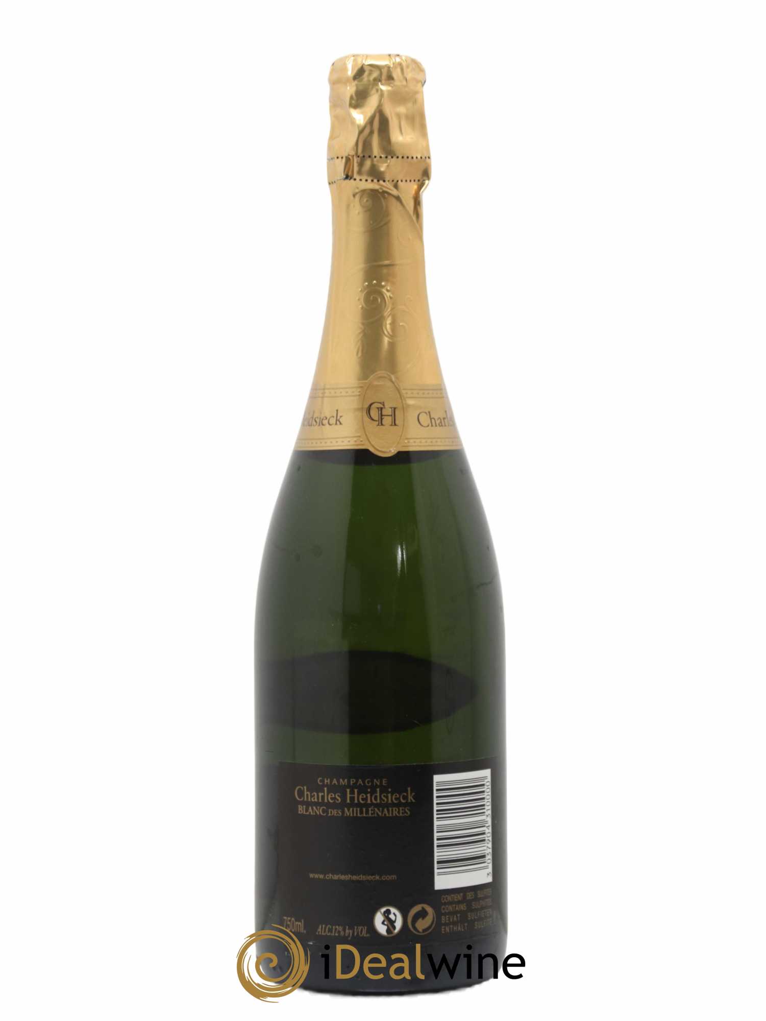 Blanc de Blancs Blanc des Millénaires Brut Charles Heidsieck 1995 - Lot of 1 bottle - 2