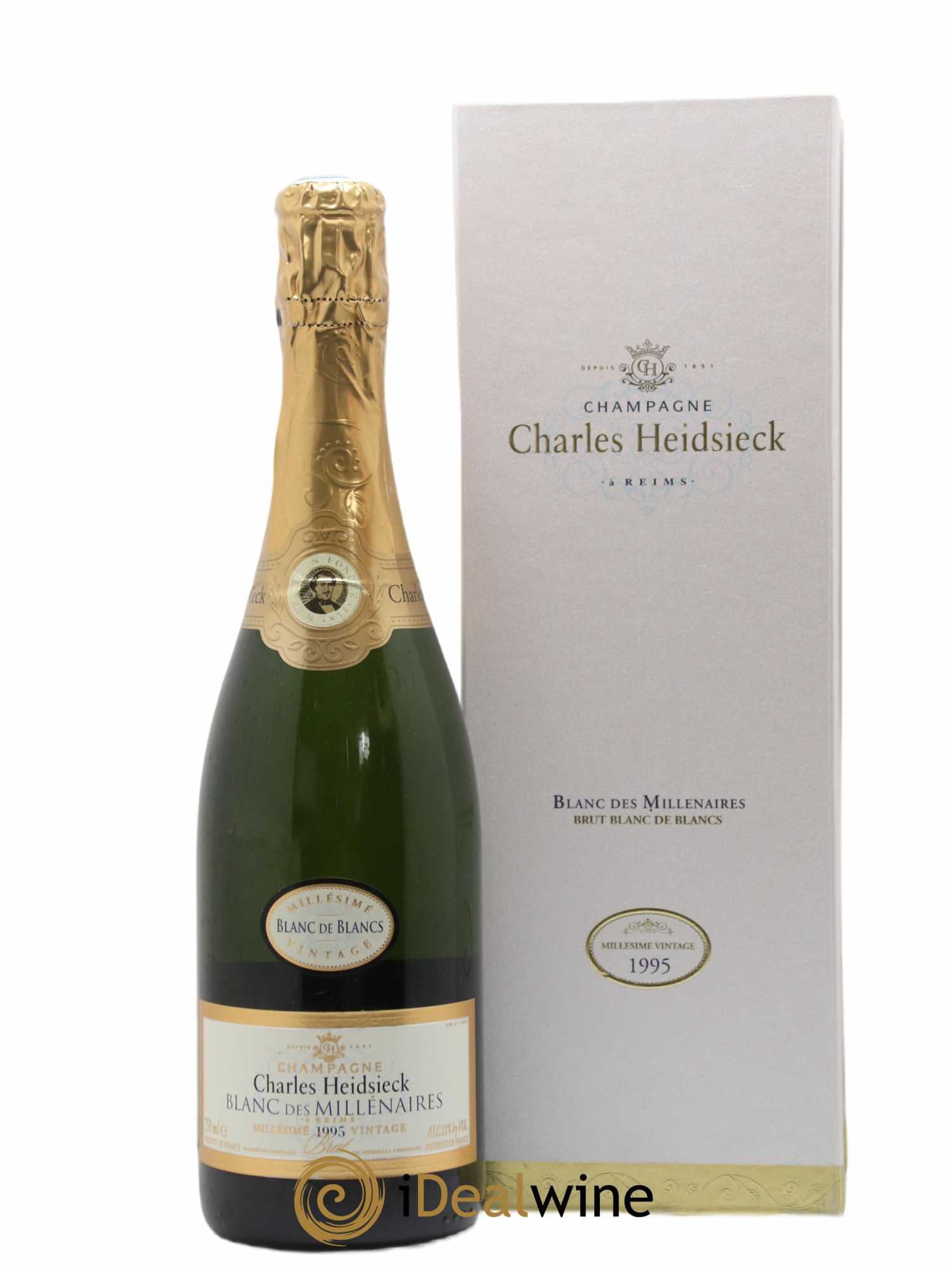 Blanc de Blancs Blanc des Millénaires Brut Charles Heidsieck 1995 - Lot of 1 bottle - 0