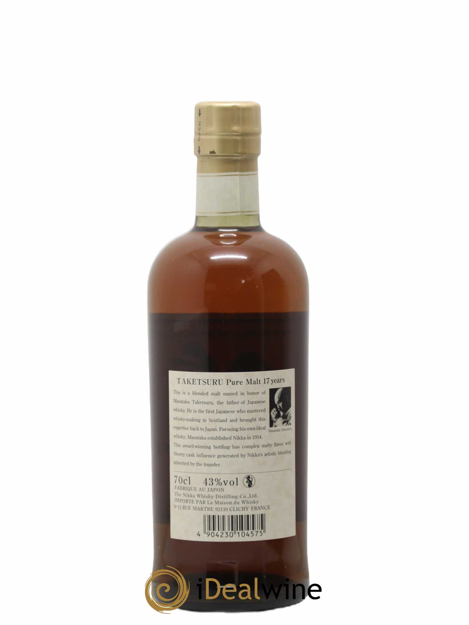 Whisky Taketsuru Nikka 17 ans - Lot de 1 bouteille - 2