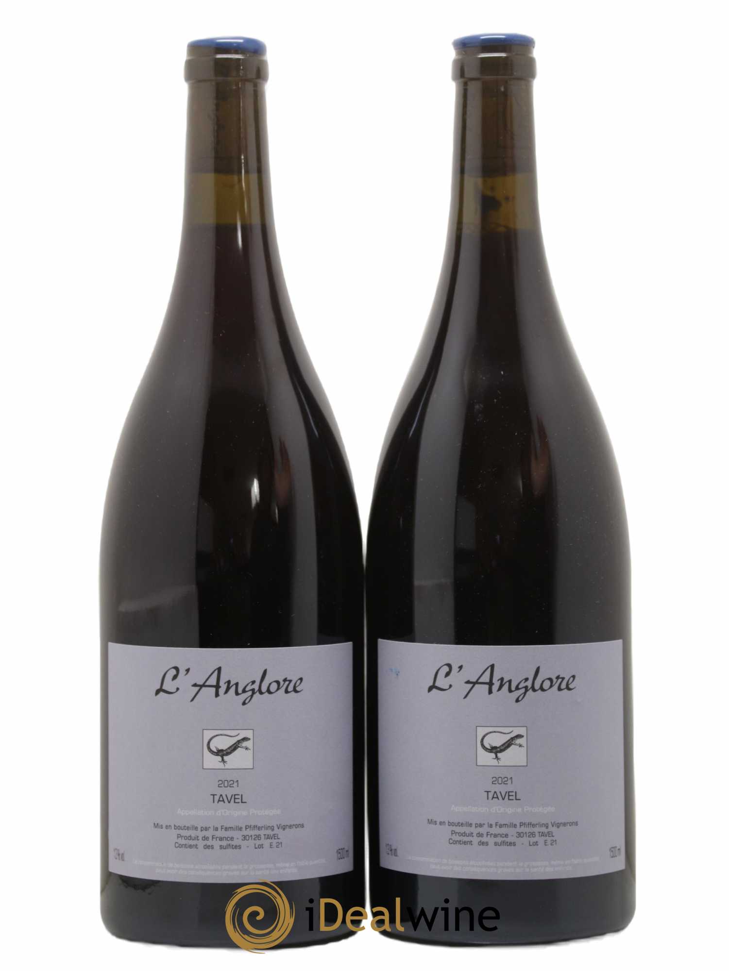 Tavel L'Anglore 2021 - Posten von 2 Magnum - 0