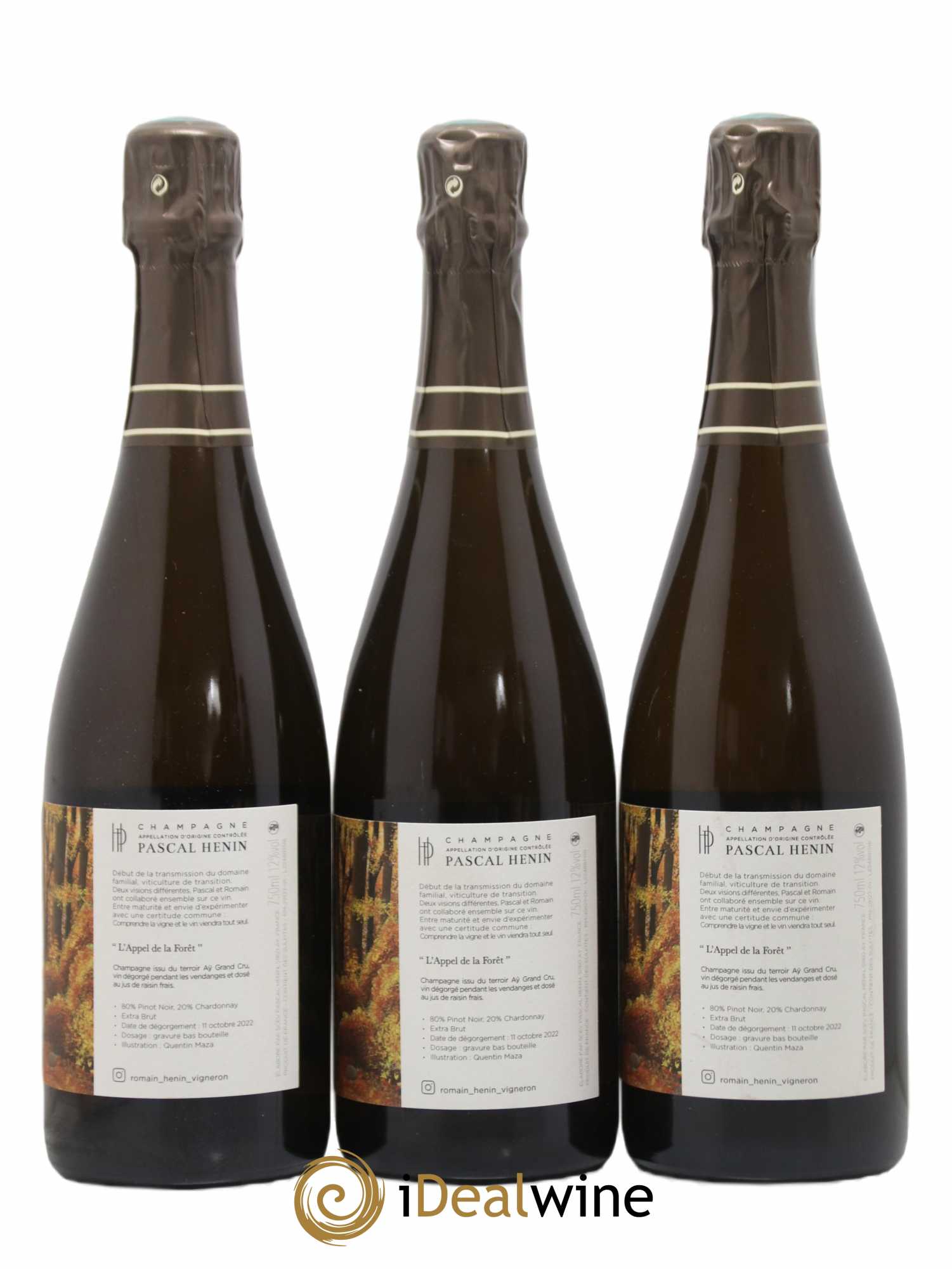 L'Appel de la Fôret Romain Henin - Lot of 6 bottles - 4