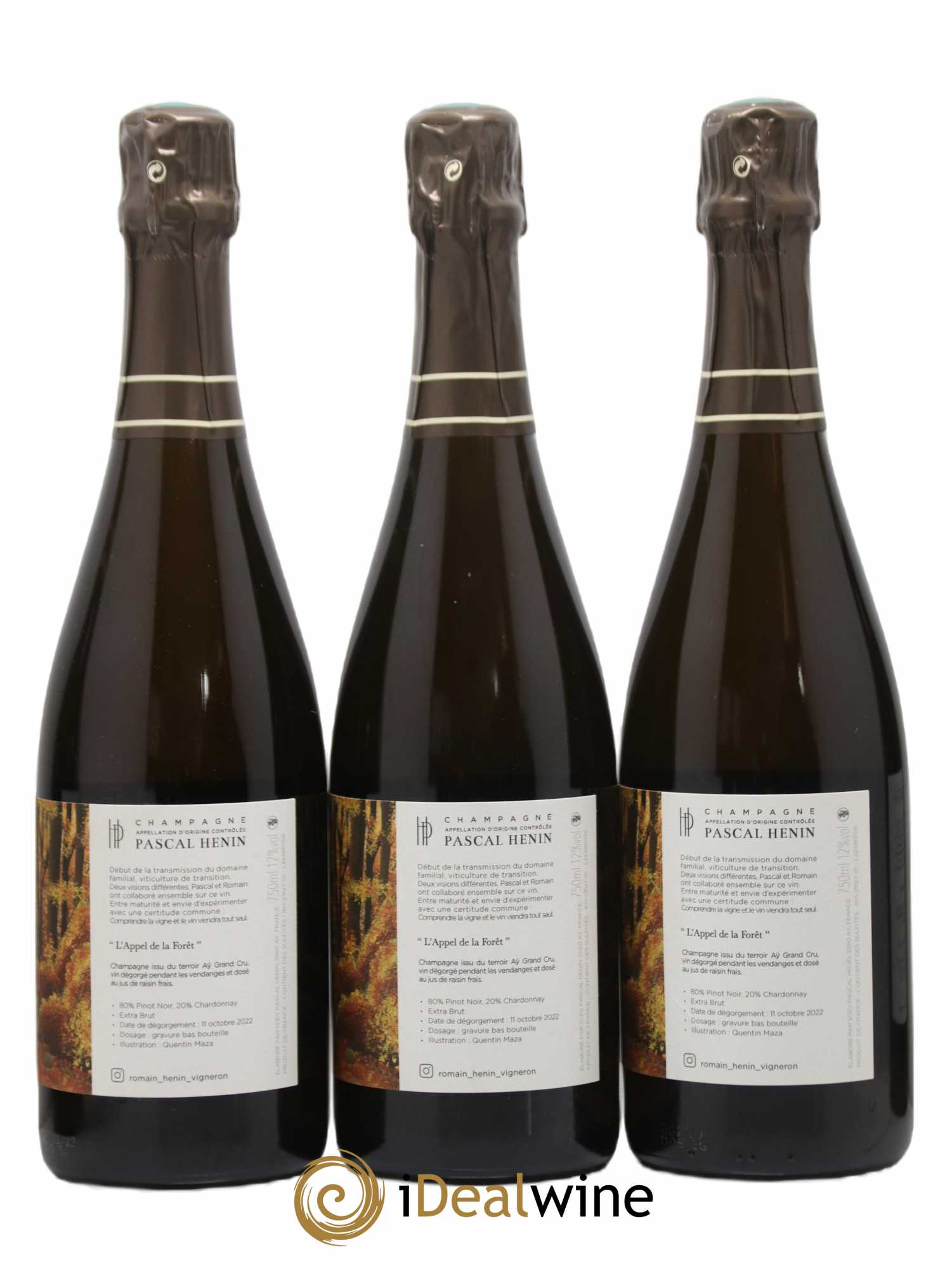 L'Appel de la Fôret Romain Henin  (no reserve) - Lot of 6 bottles - 4