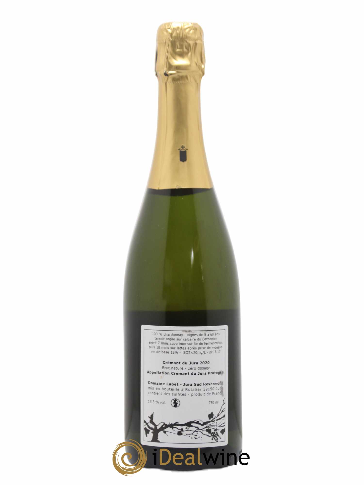 Crémant du Jura Romain - Julien - Charline Labet  (sans prix de réserve) 2020 - Lot de 1 bouteille - 1