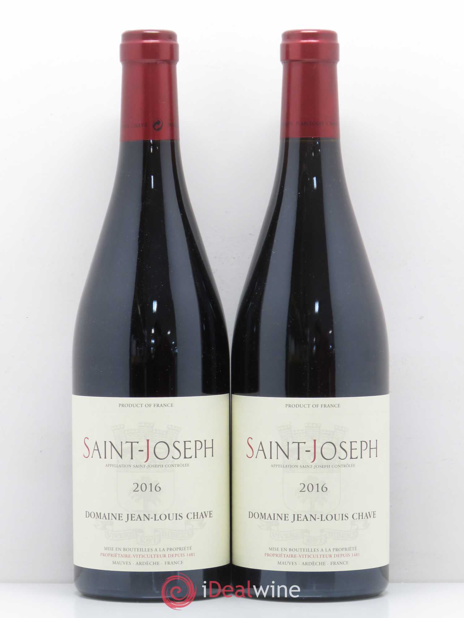 Saint-Joseph Jean-Louis Chave 2016 - Lot de 2 bouteilles - 0