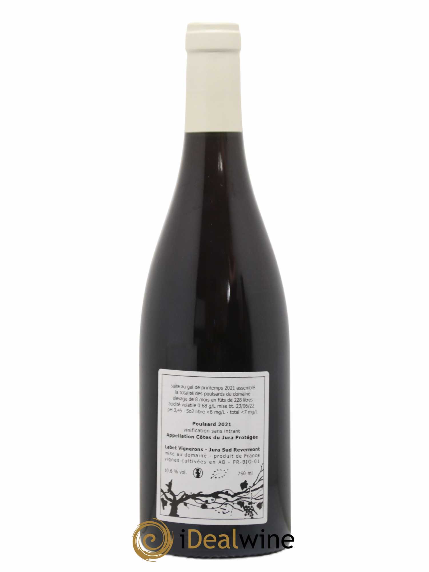 Côtes du Jura Poulsard Labet 2021 - Lot of 1 bottle - 1