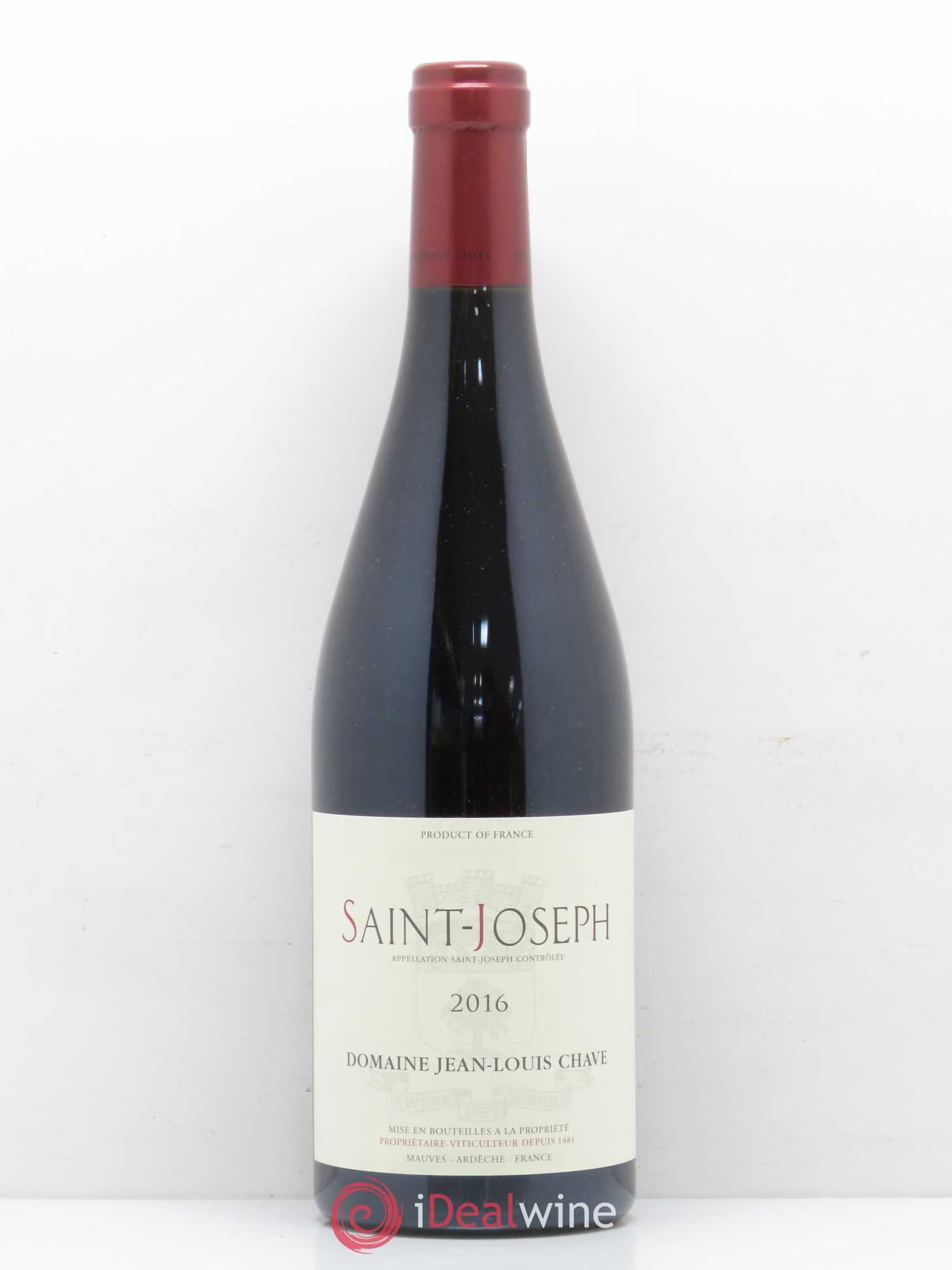Saint-Joseph Jean-Louis Chave 2016 - Lot de 1 bouteille - 0