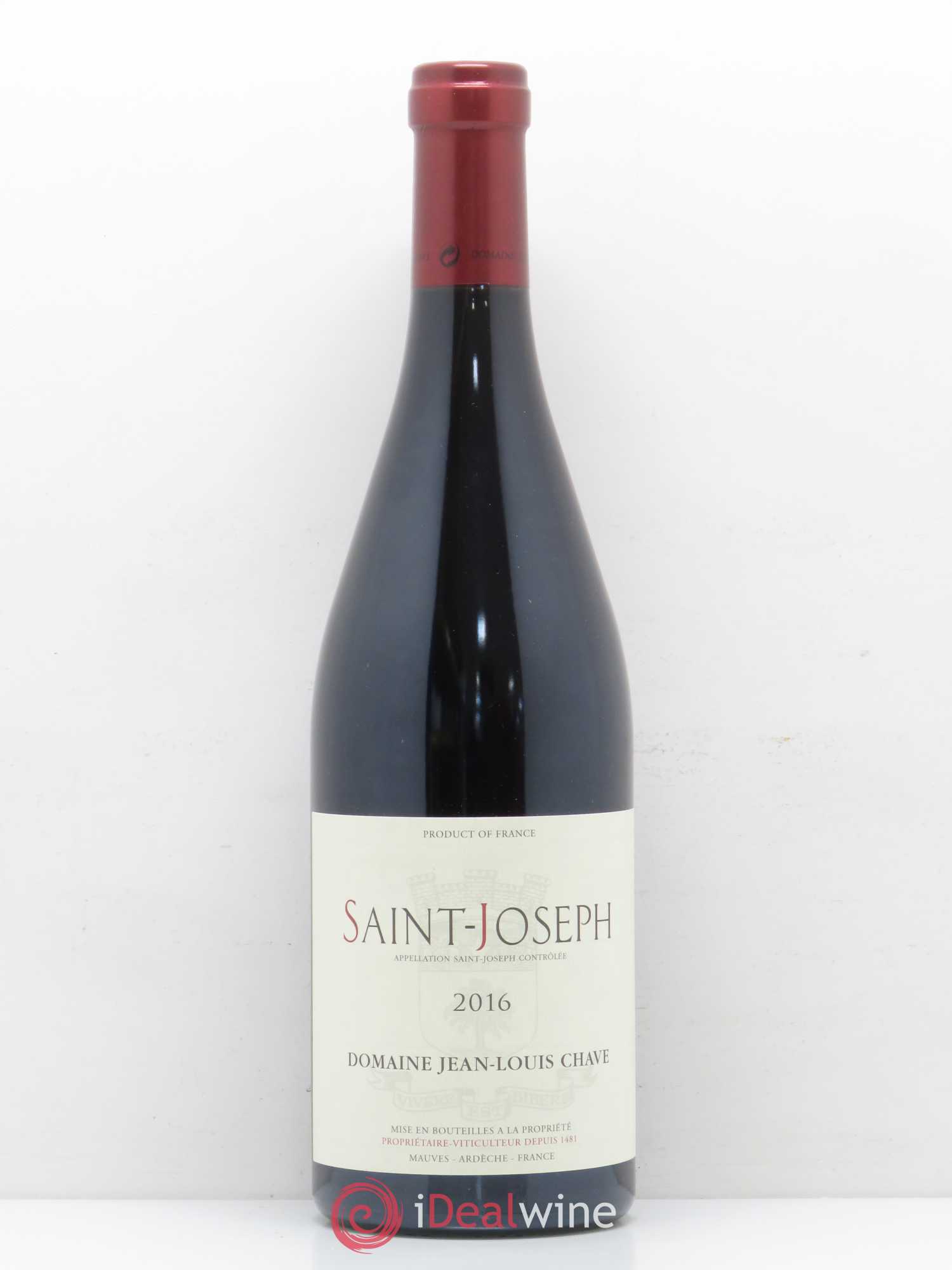 Saint-Joseph Jean-Louis Chave 2016 - Lot de 1 bouteille - 0