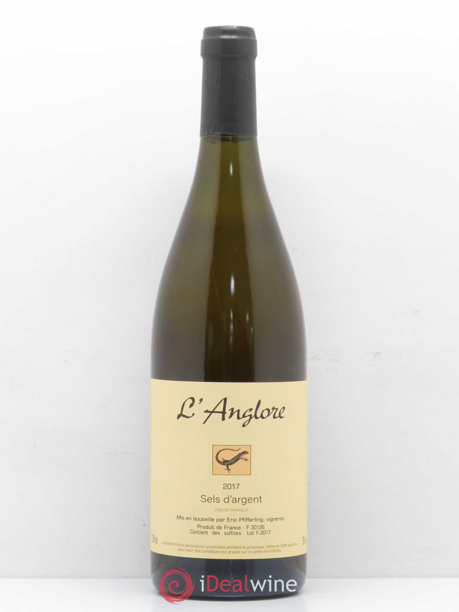 Vin de France Sels d'argent L'Anglore 2017 - Lot de 1 bouteille - 0