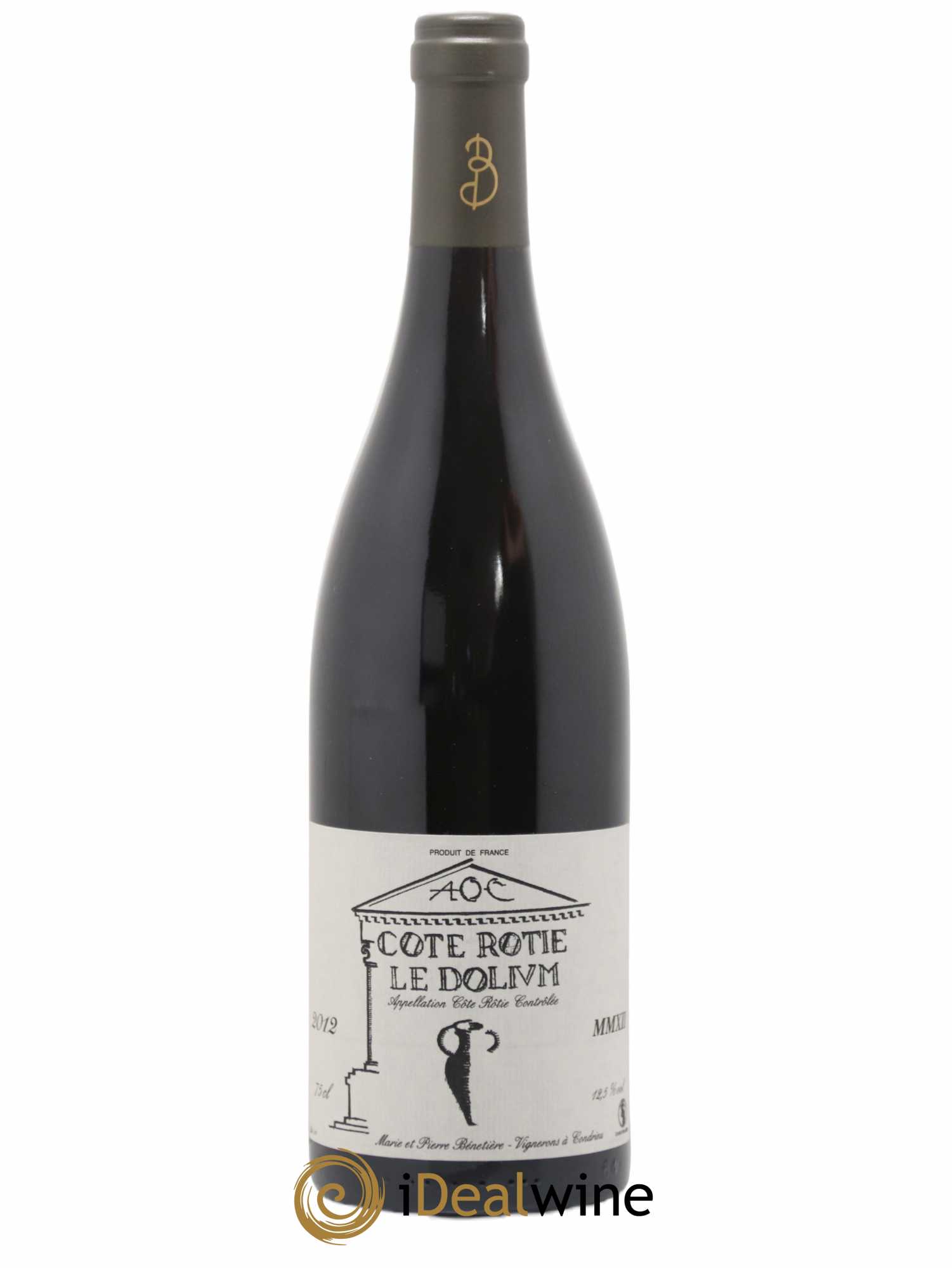 Côte-Rôtie Le Dolium Marie et Pierre Bénetière (Domaine) 2012 - Lot de 1 bouteille - 0