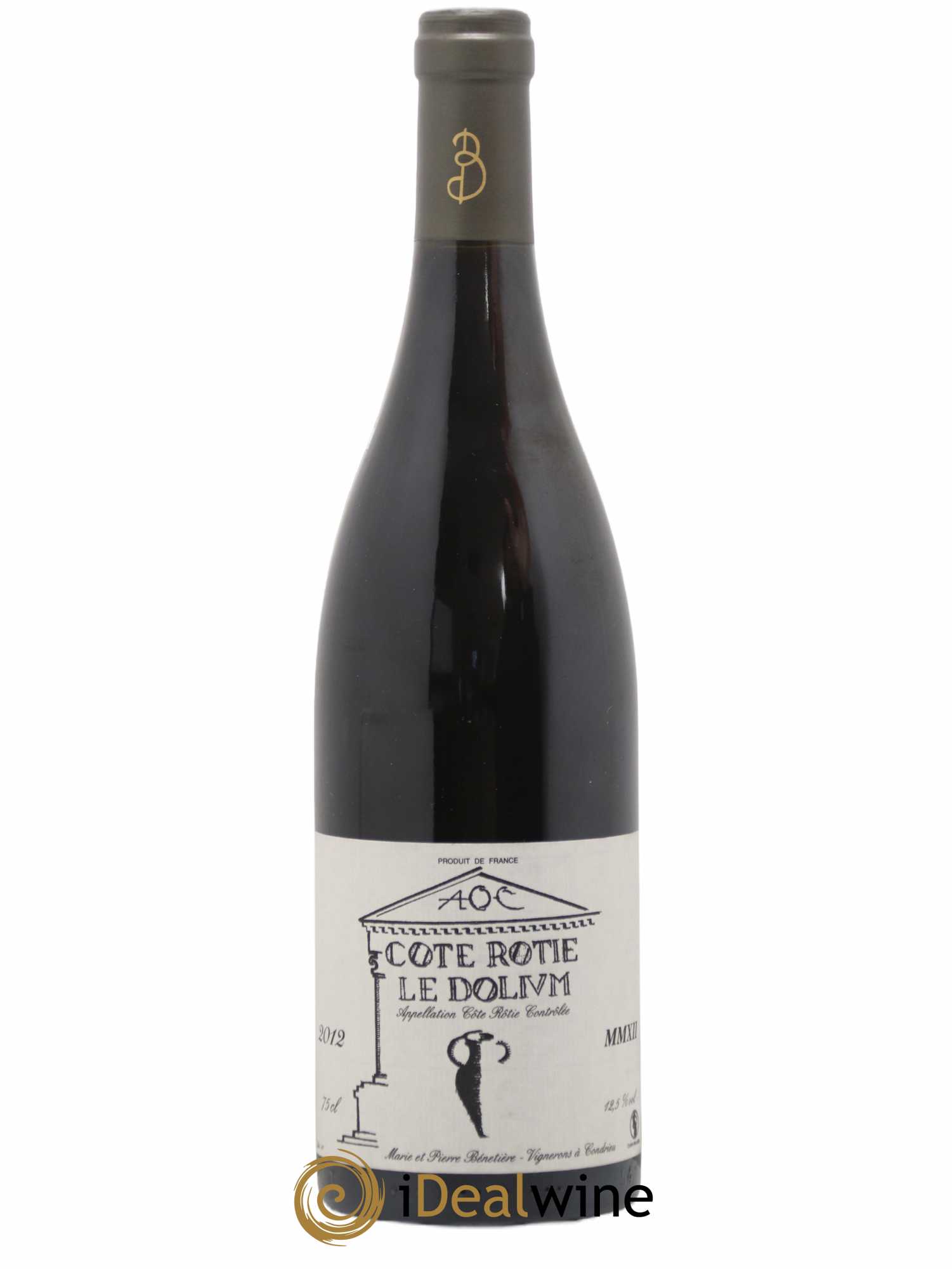 Côte-Rôtie Le Dolium Marie et Pierre Bénetière (Domaine) 2012 - Lot de 1 bouteille - 0