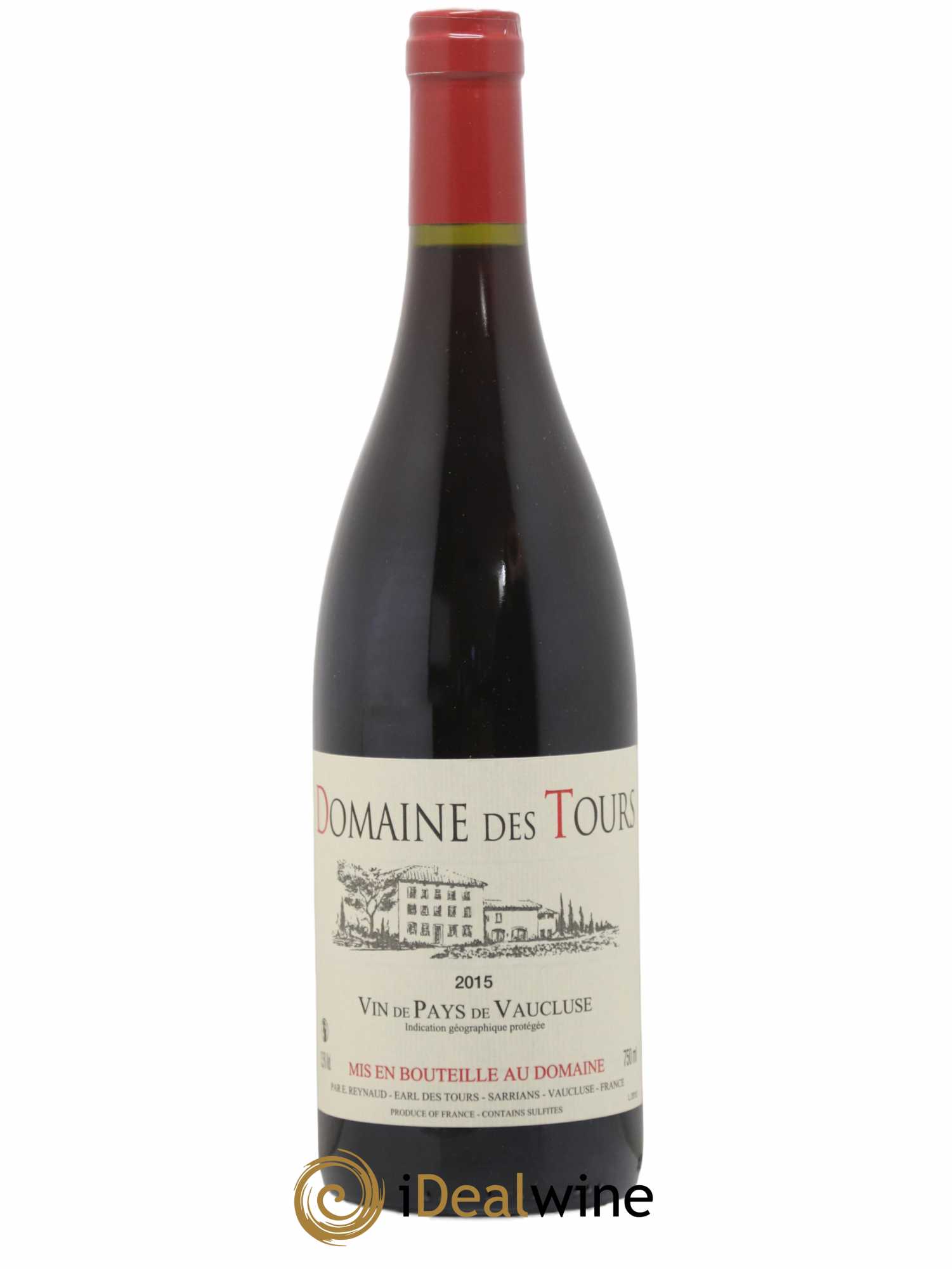 Vaucluse (Vin de Pays de Vaucluse) Domaine des Tours Emmanuel Reynaud 2015 - Lot de 1 bouteille - 0
