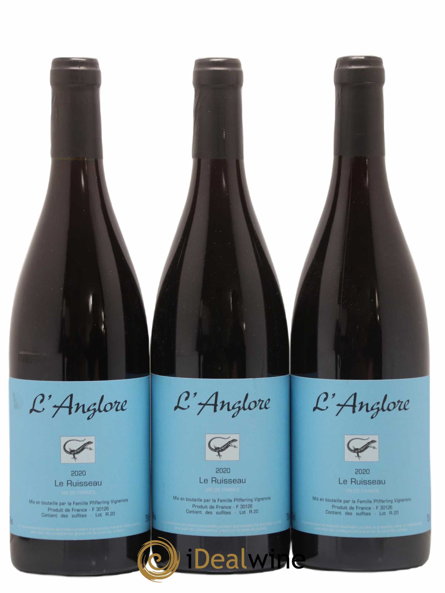 Vin de France Le Ruisseau L'Anglore 2020 - Lot de 3 bouteilles - 0