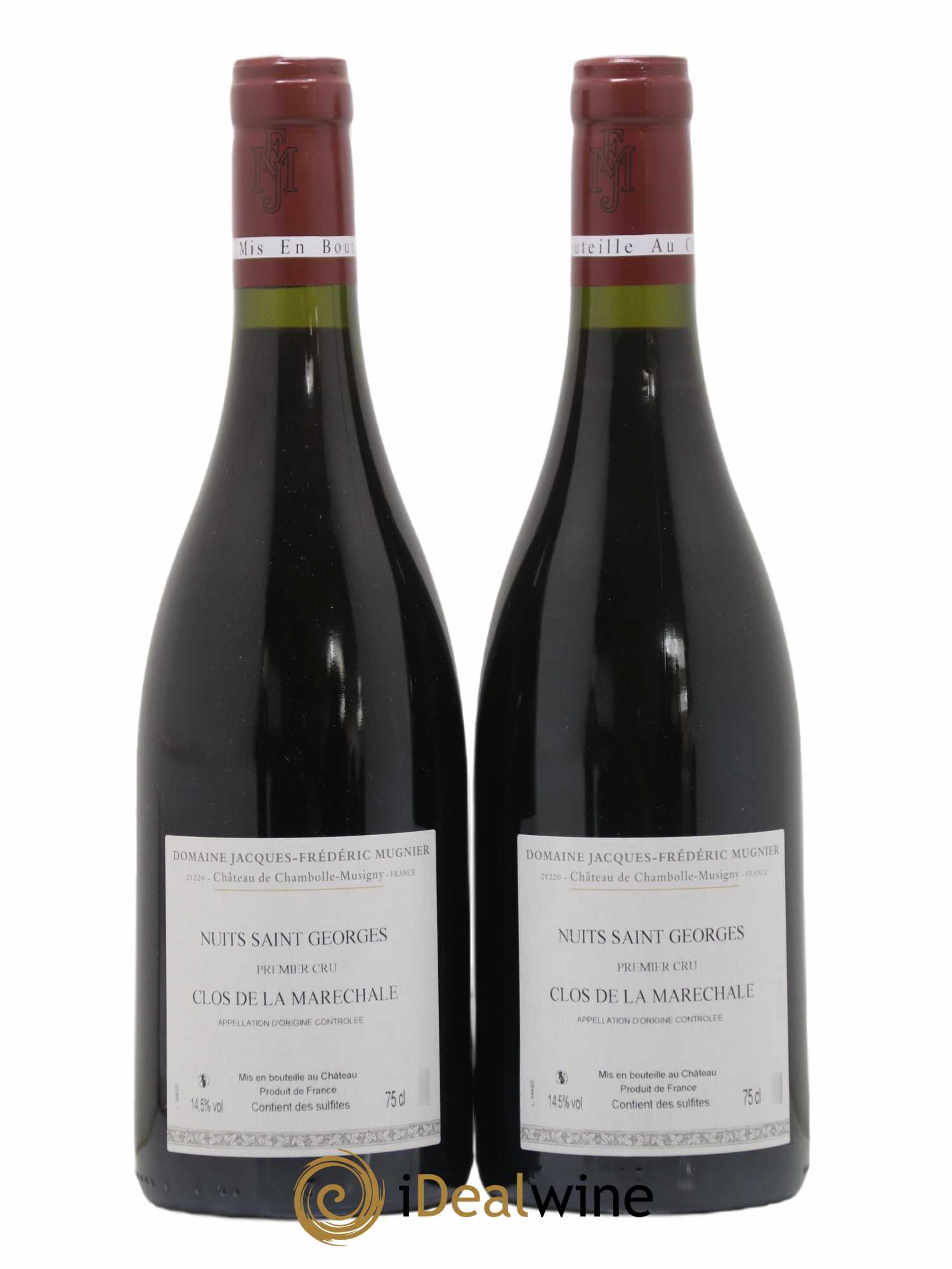 Nuits-Saint-Georges 1er Cru Clos de La Maréchale Jacques-Frédéric Mugnier 2020 - Lot of 2 bottles - 1